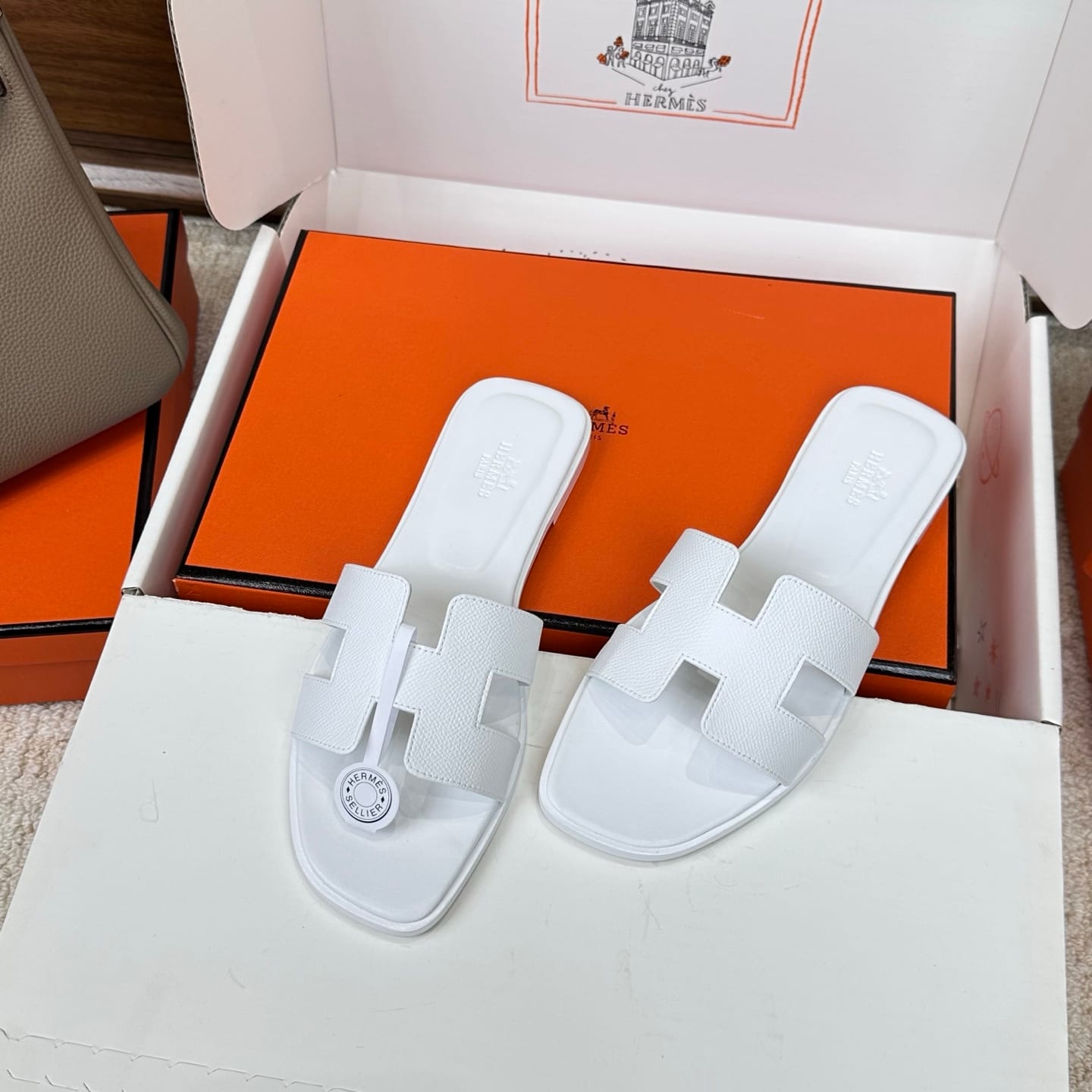 Oran Sandals Caviar