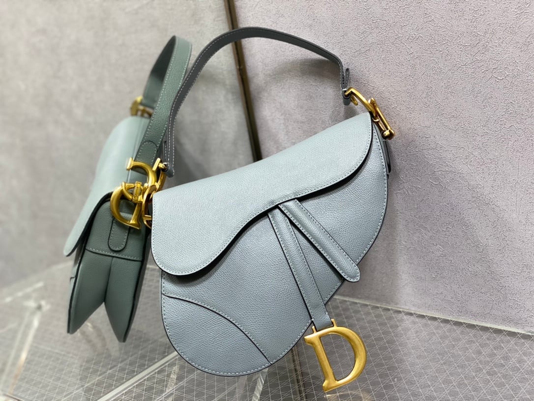 Frog Blue Caviar Leather