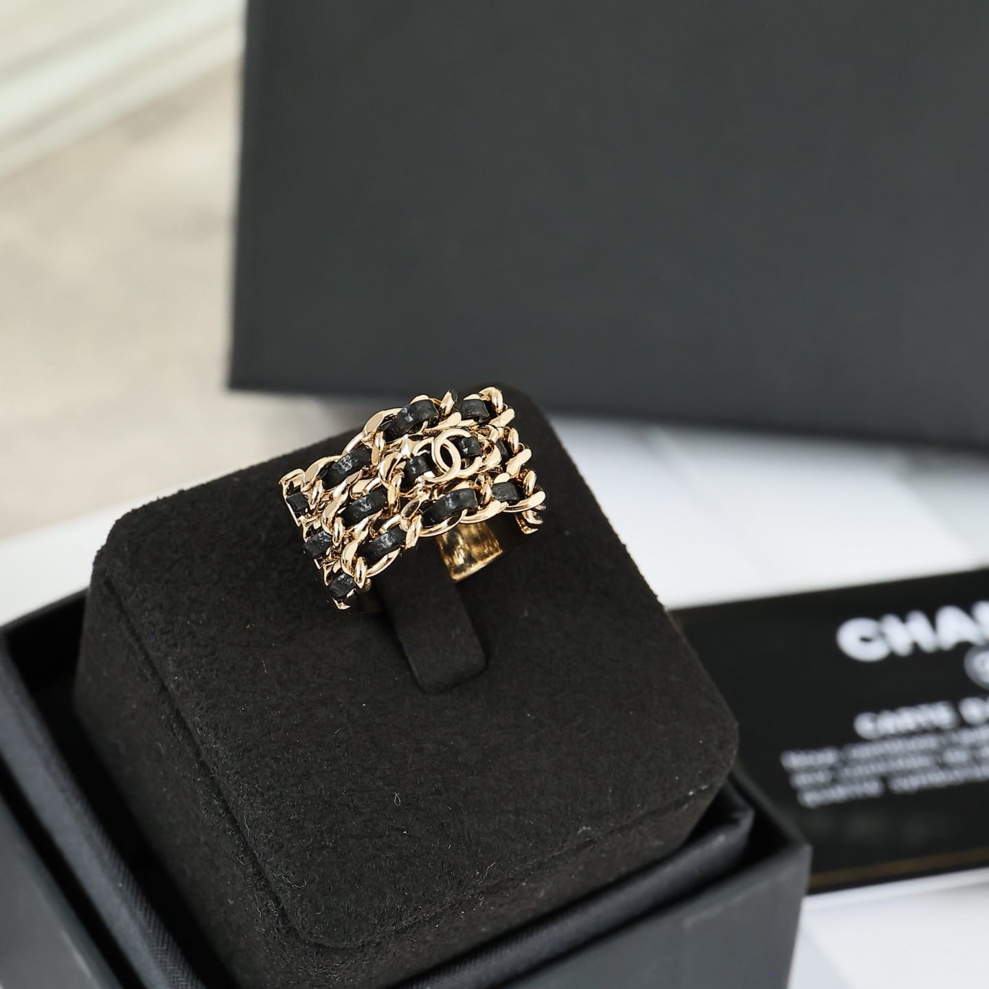 Leather Chain Ring 5