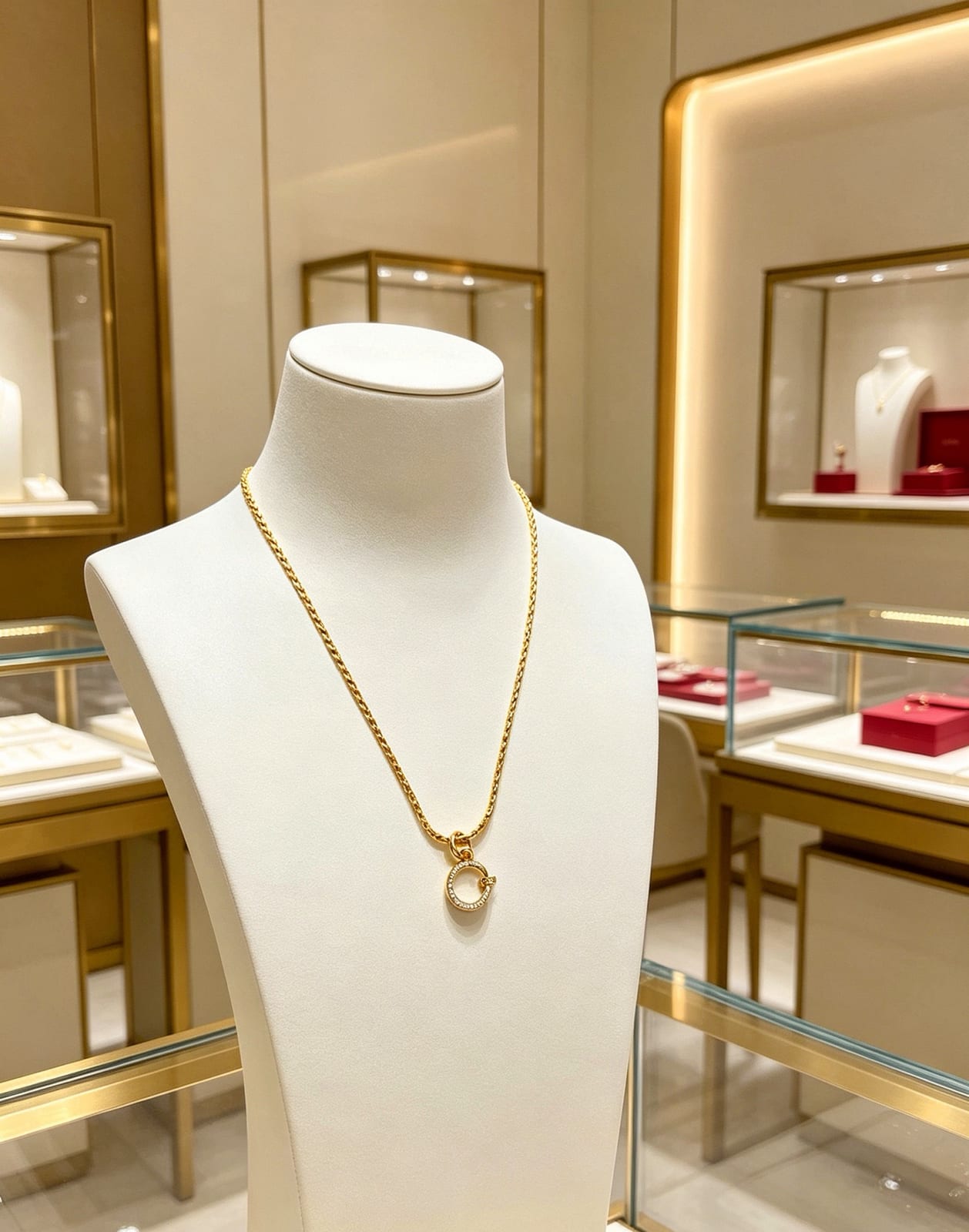 Juste un Clou pendant, diamonds 3