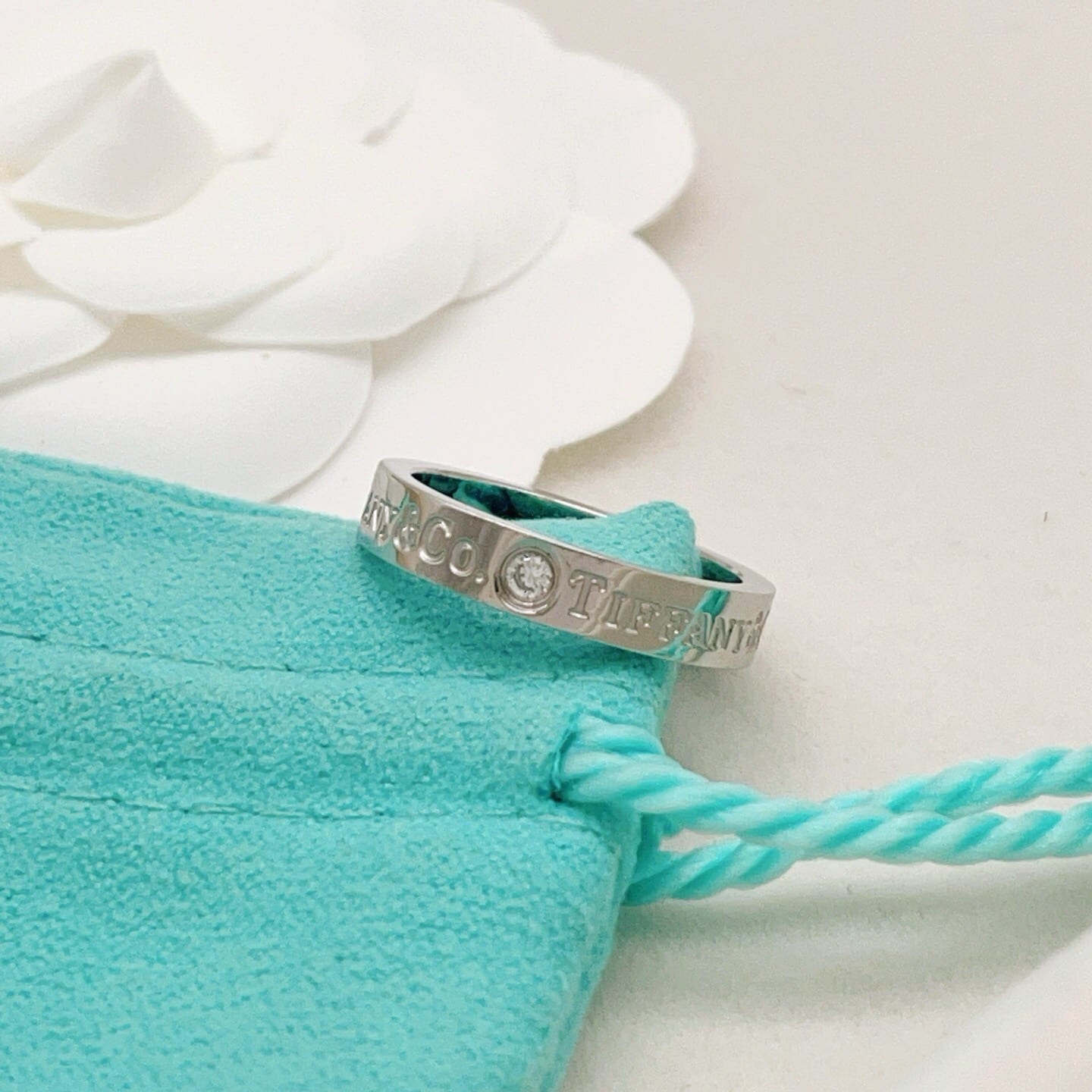 Platinum Band Ring 2