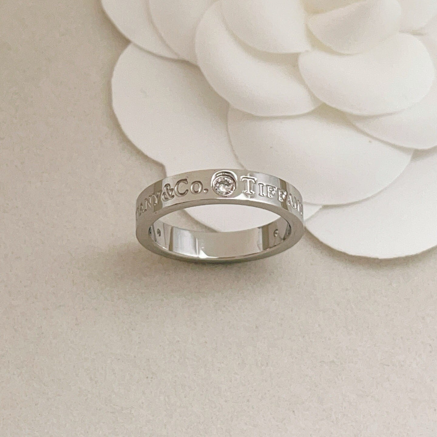 Platinum Band Ring 5