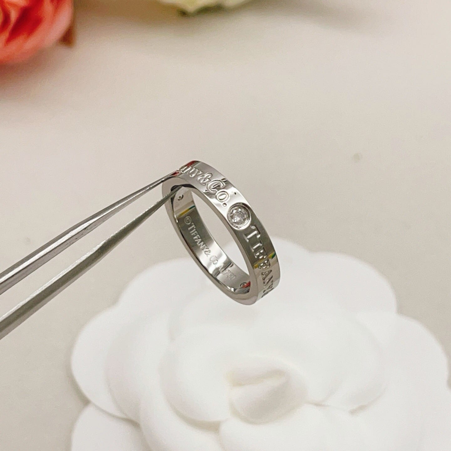Platinum Band Ring 6