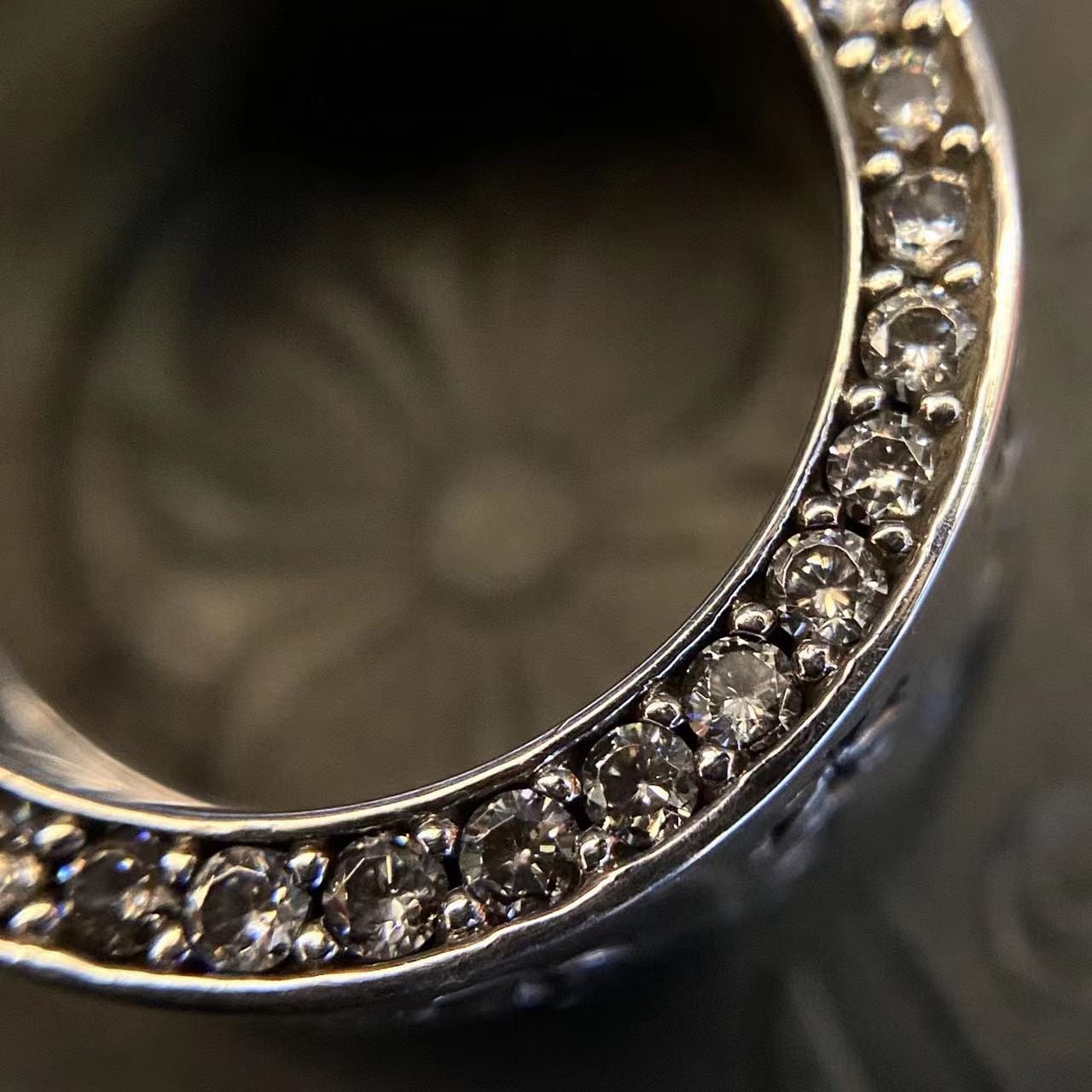 Heart Ring Cross with Diamonds 4