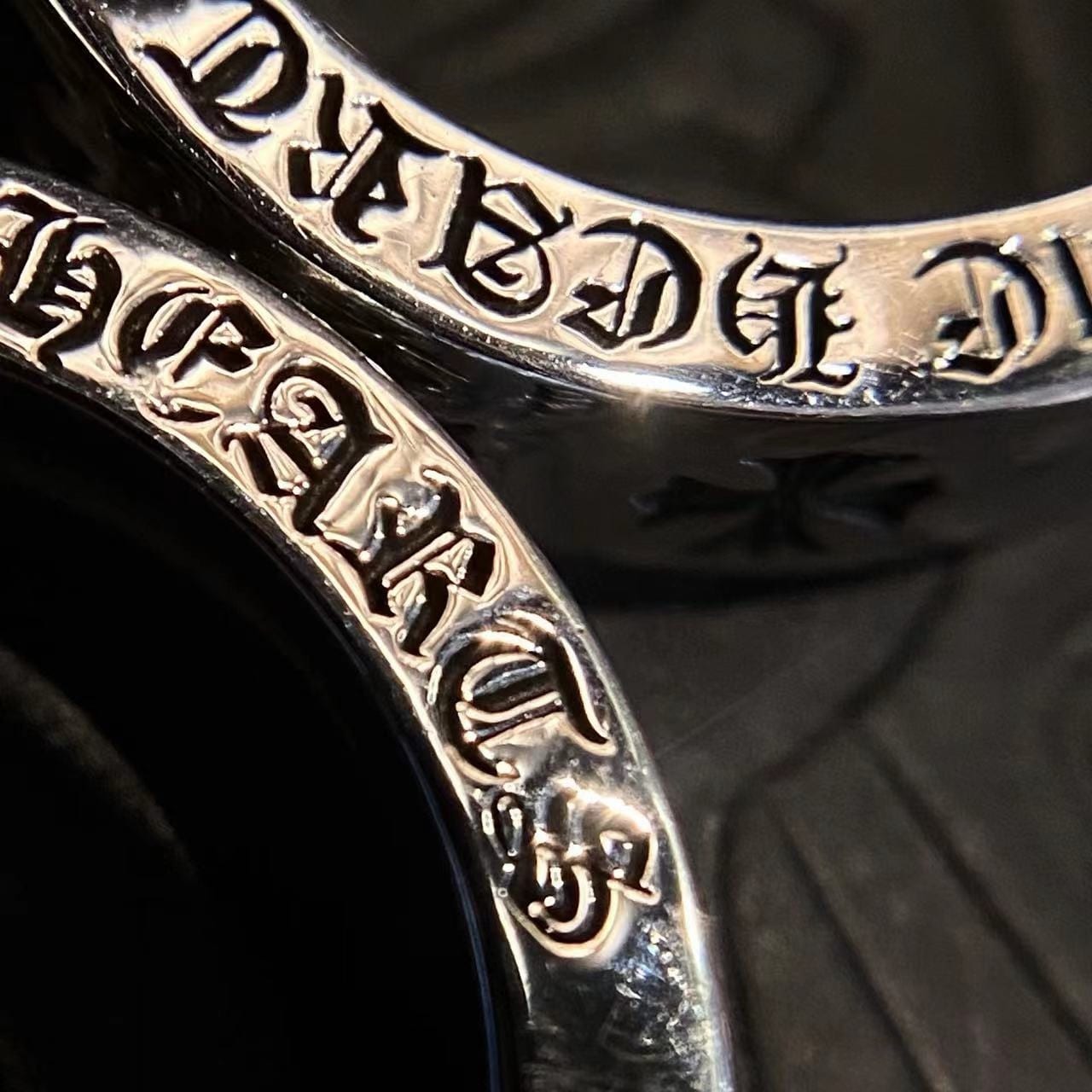 Heart Ring Cross with Diamonds 5