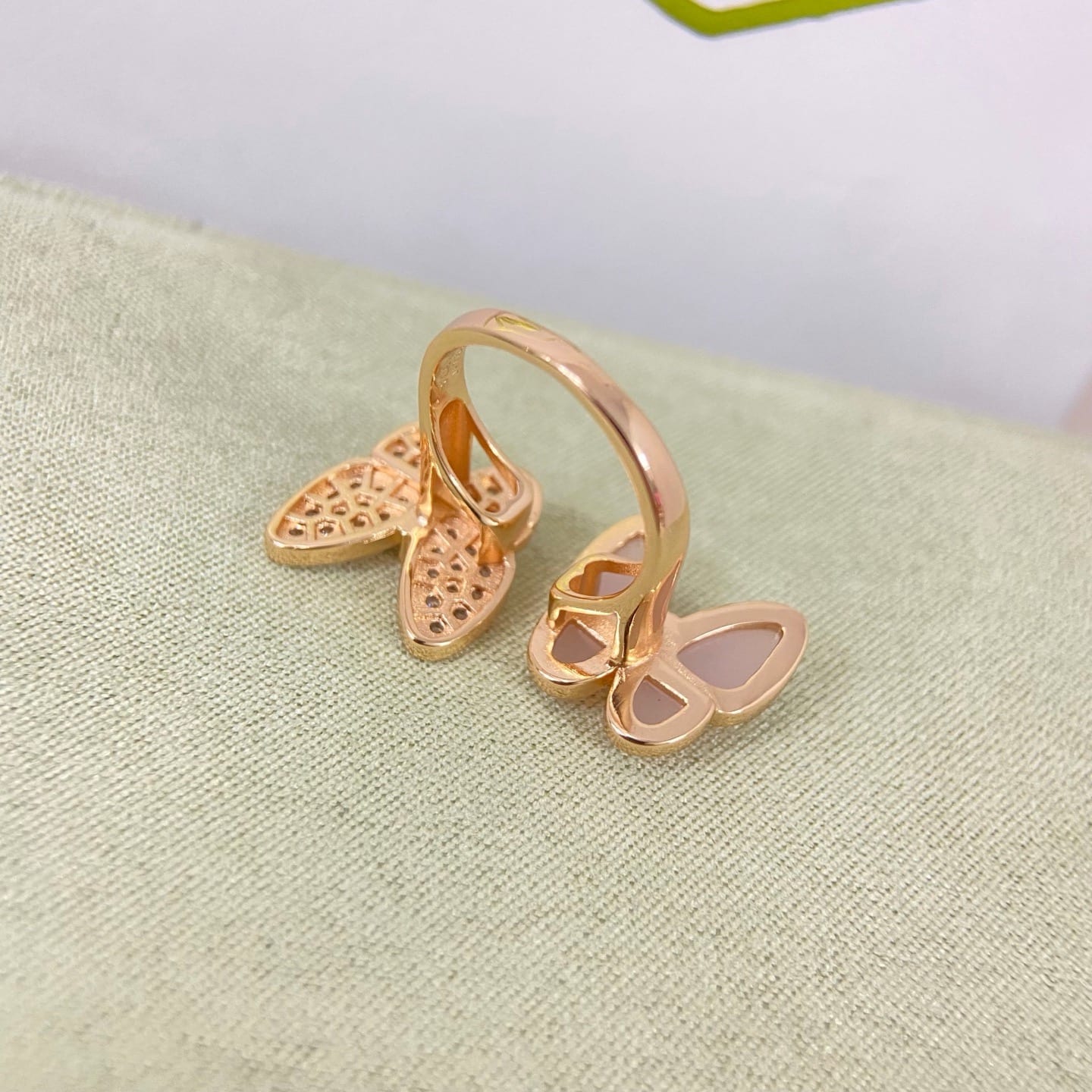 *Two Butterfly Between the Finger ring 4