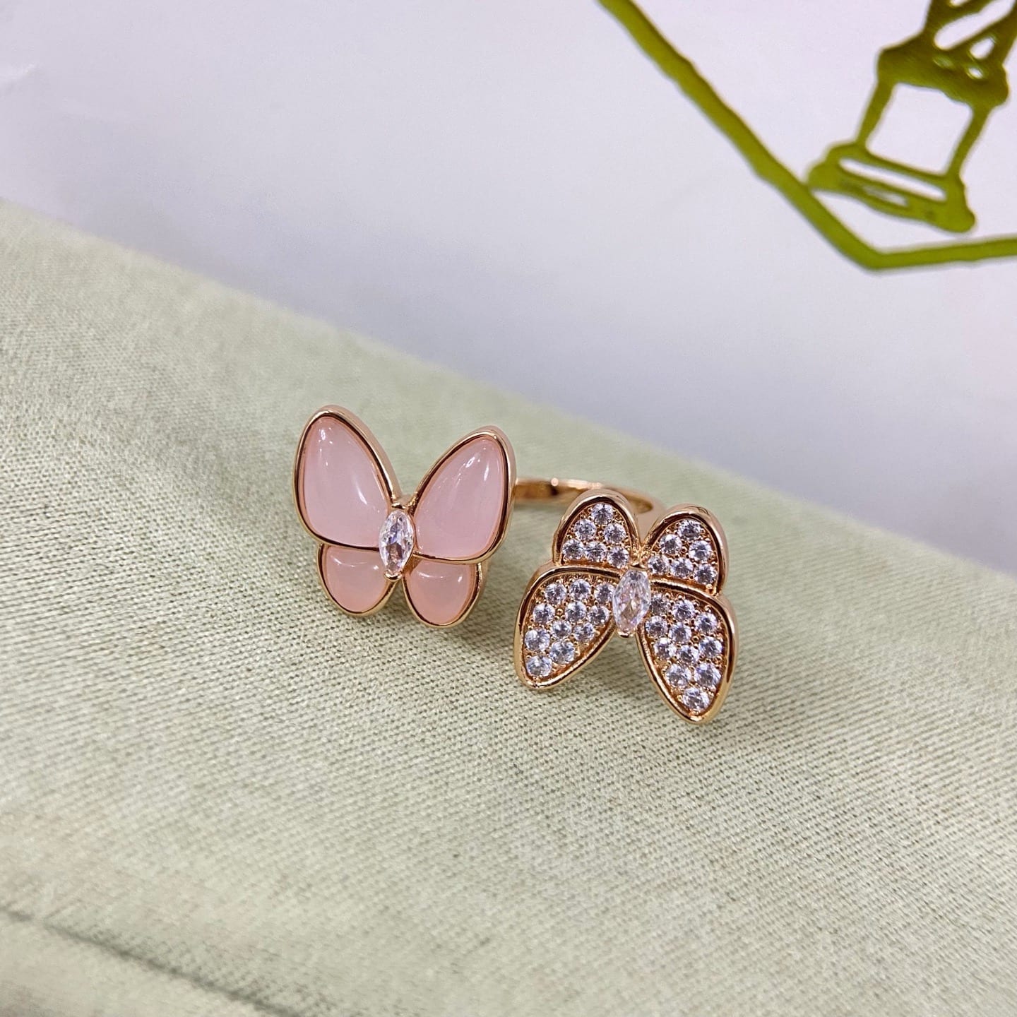 *Two Butterfly Between the Finger ring 5