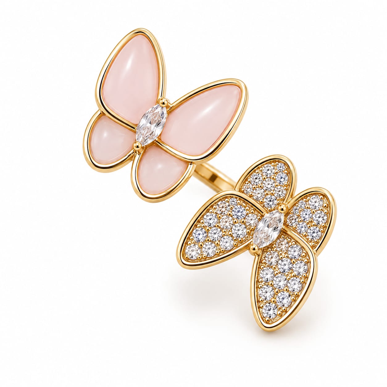 *Two Butterfly Between the Finger ring