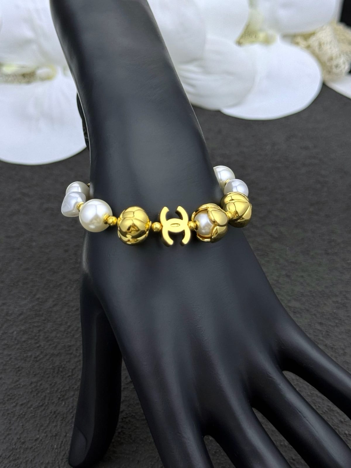 CC Faux Pearl Gold Bracelet 2026 5