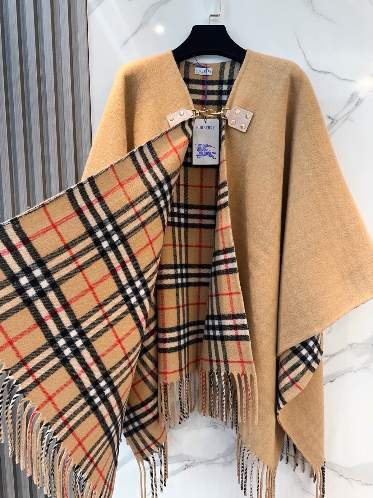 Reversible Wool Cape 4