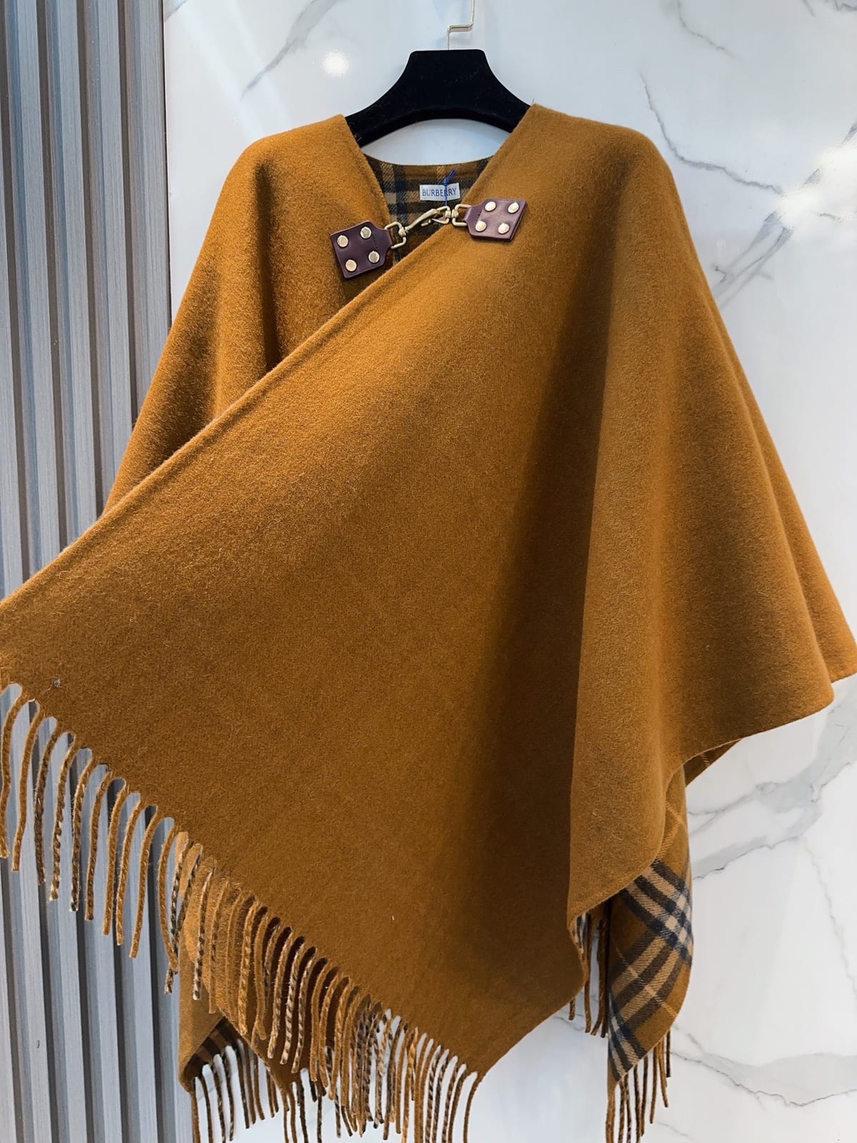Reversible Wool Cape 10
