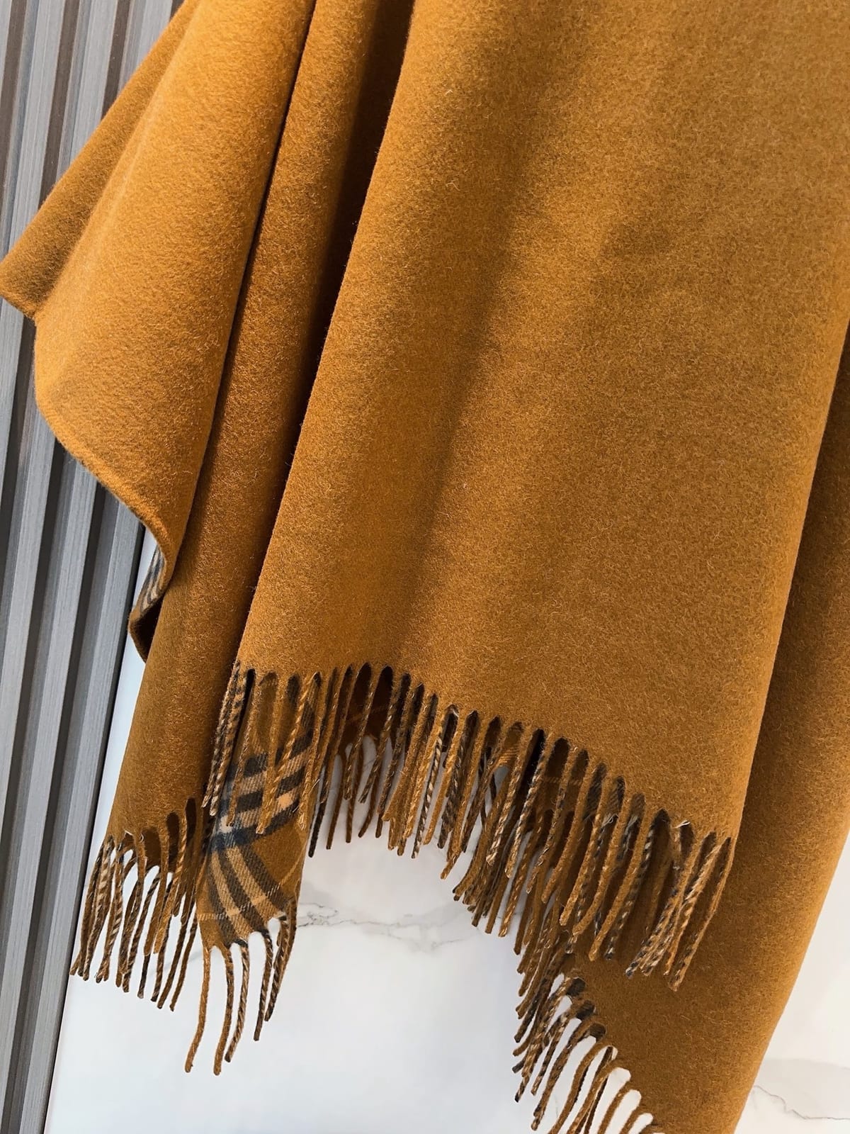 Reversible Wool Cape 13