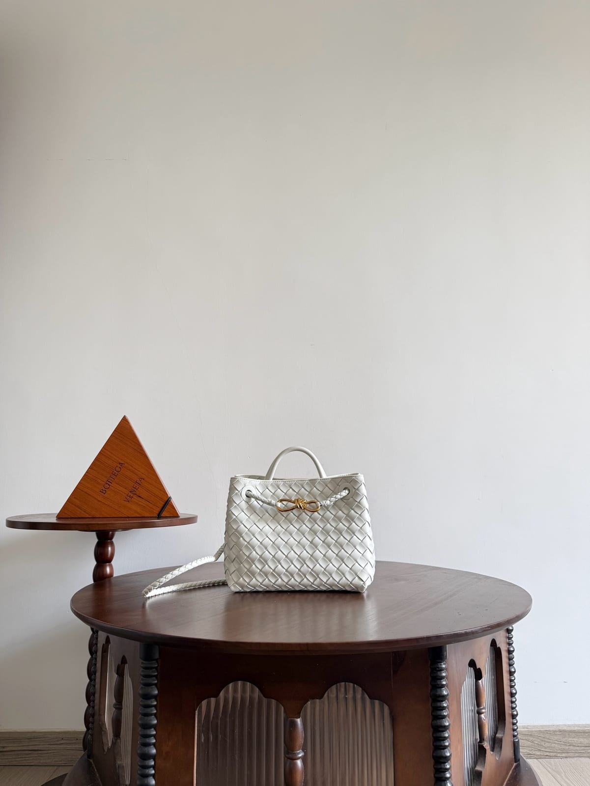 Bottega Veneta Small Andiamo Bag in Suede