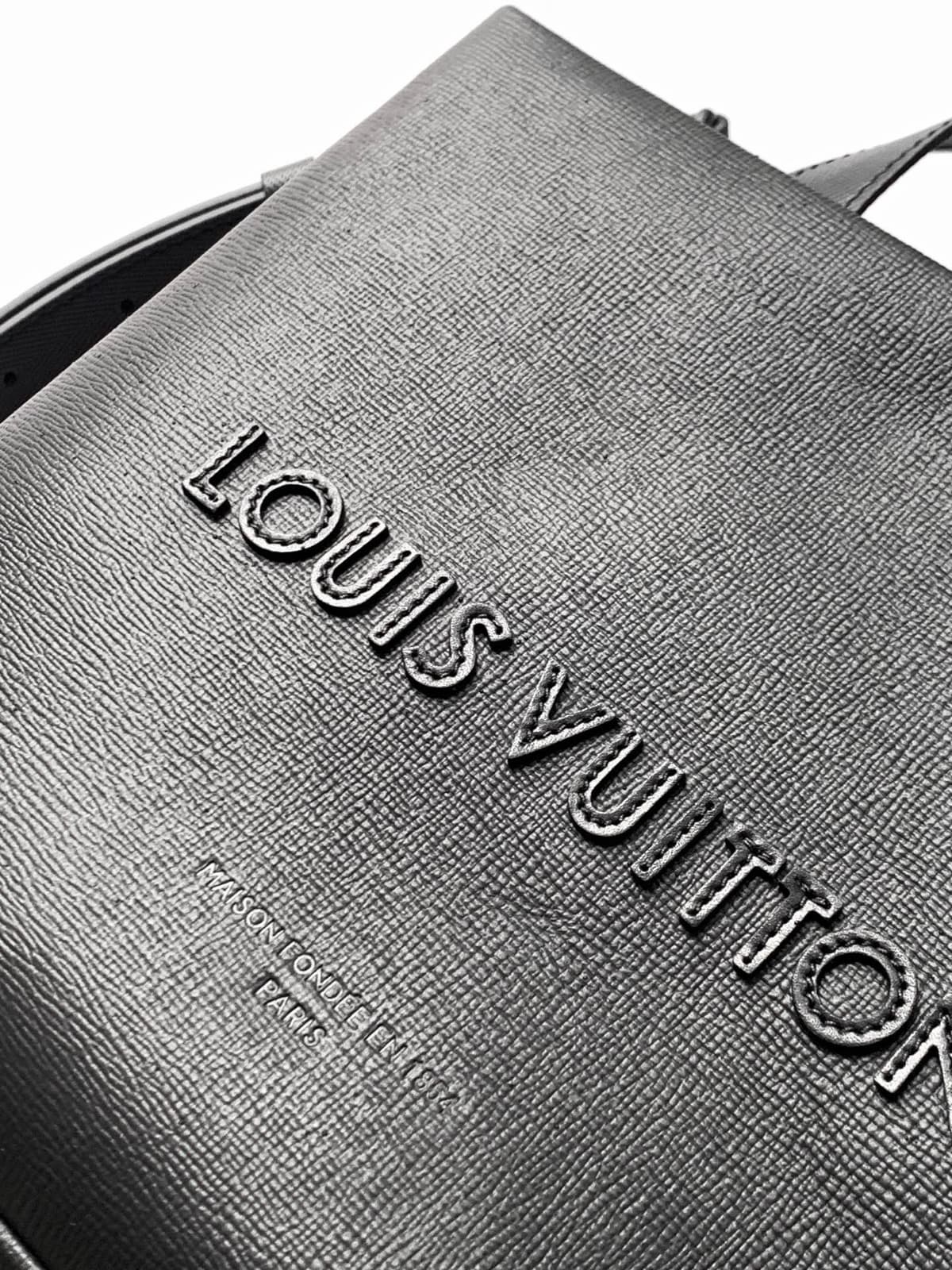  Mini Shopper Tote in Black Leather 5