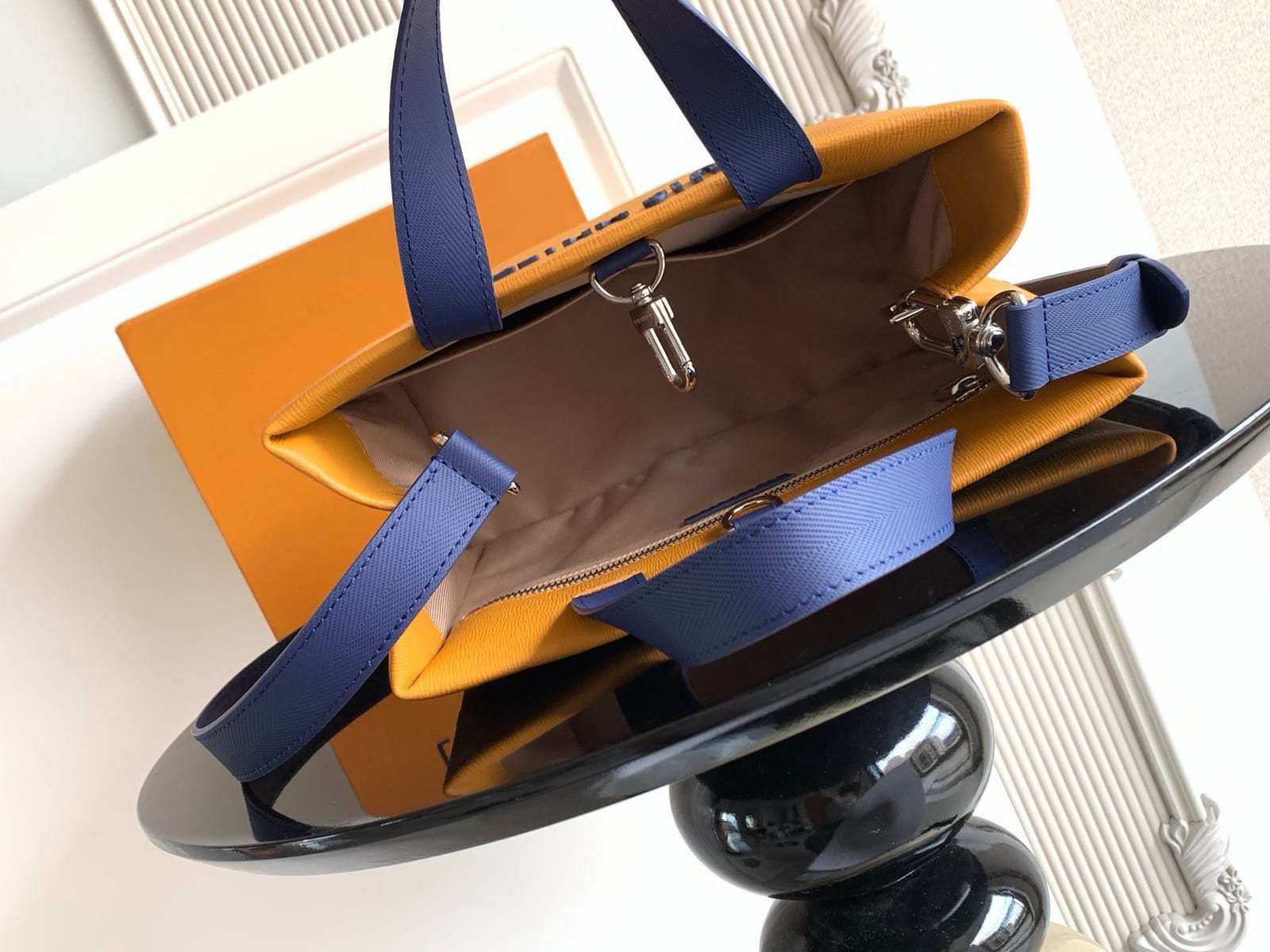 Louis Vuitton Mini Shopper Tote in Safran Leather 2