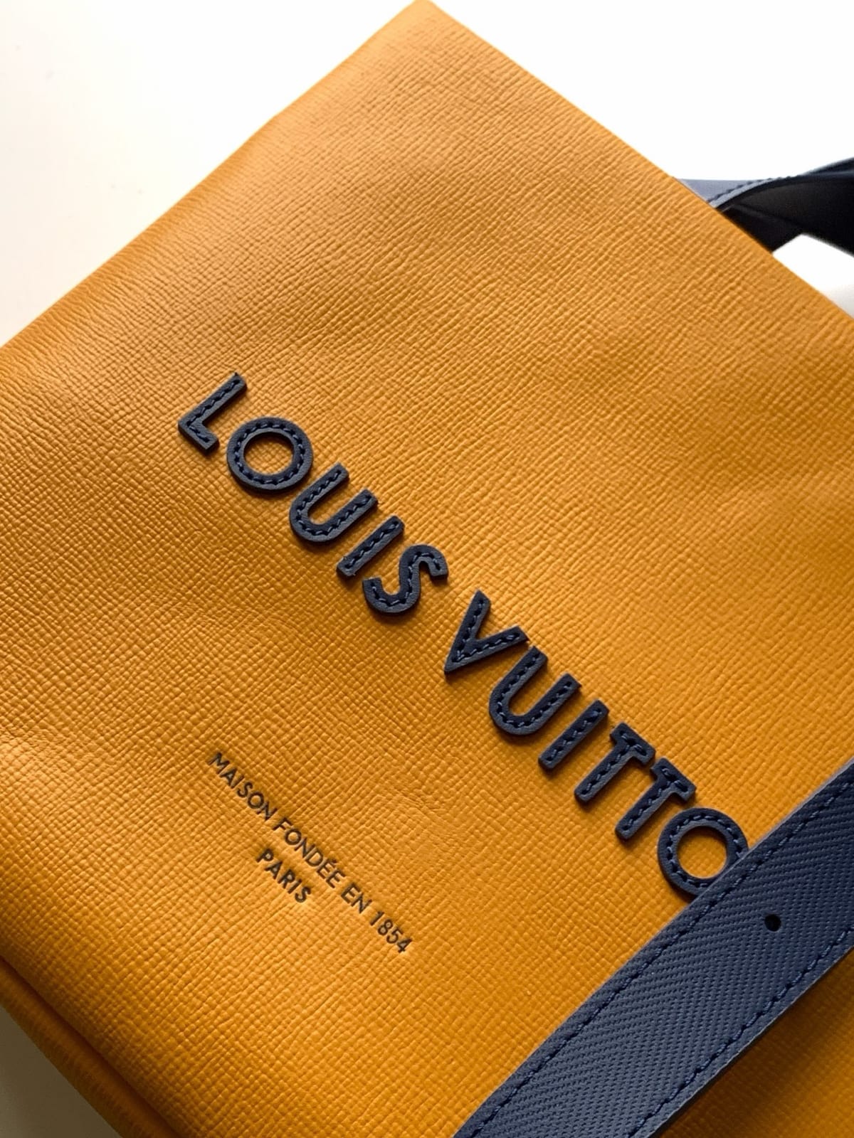 Louis Vuitton Mini Shopper Tote in Safran Leather 4