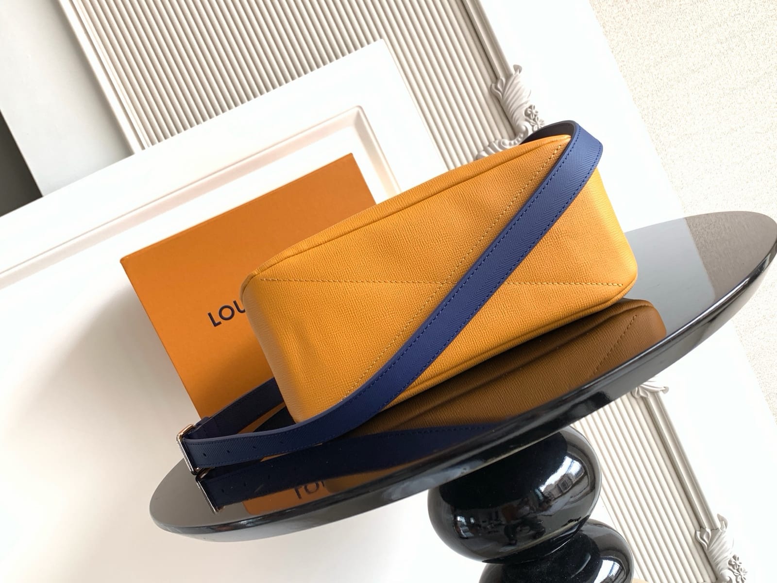 Louis Vuitton Mini Shopper Tote in Safran Leather 5
