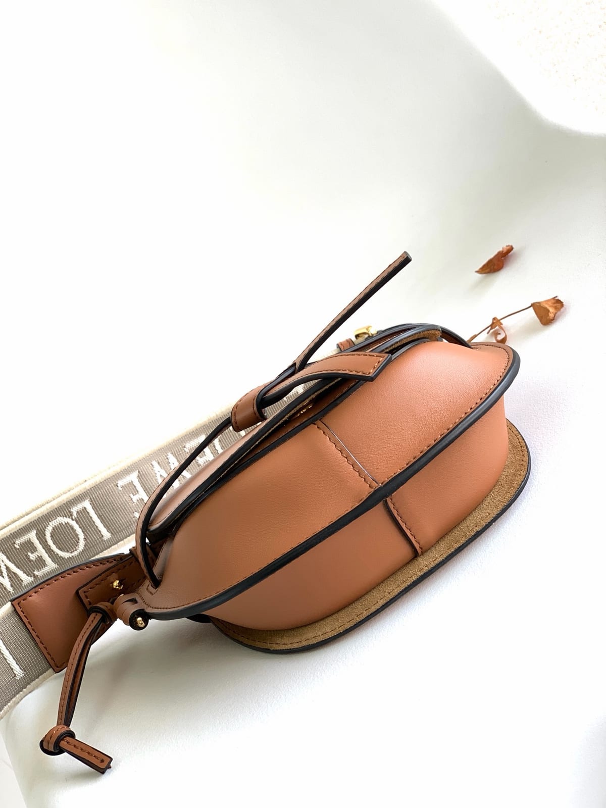  Loewe Small Gate Dual Bag in Soft Calfskin and Jacquard 6