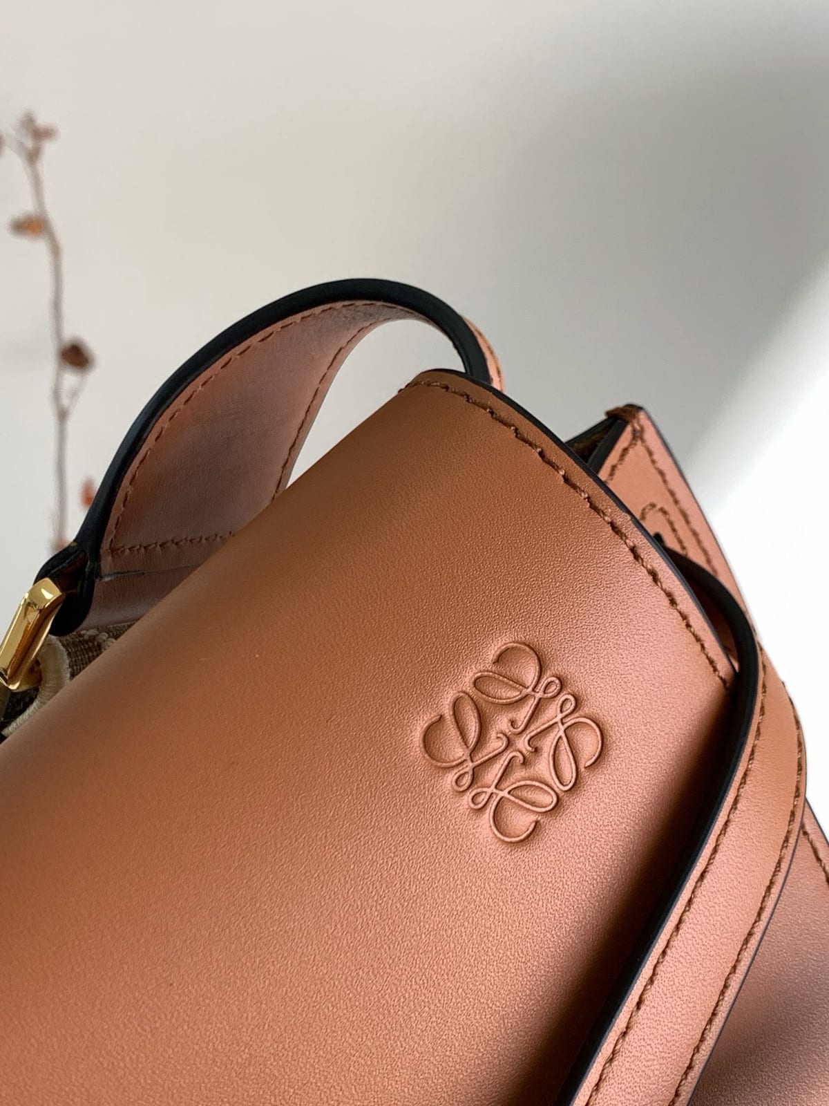  Loewe Small Gate Dual Bag in Soft Calfskin and Jacquard 7