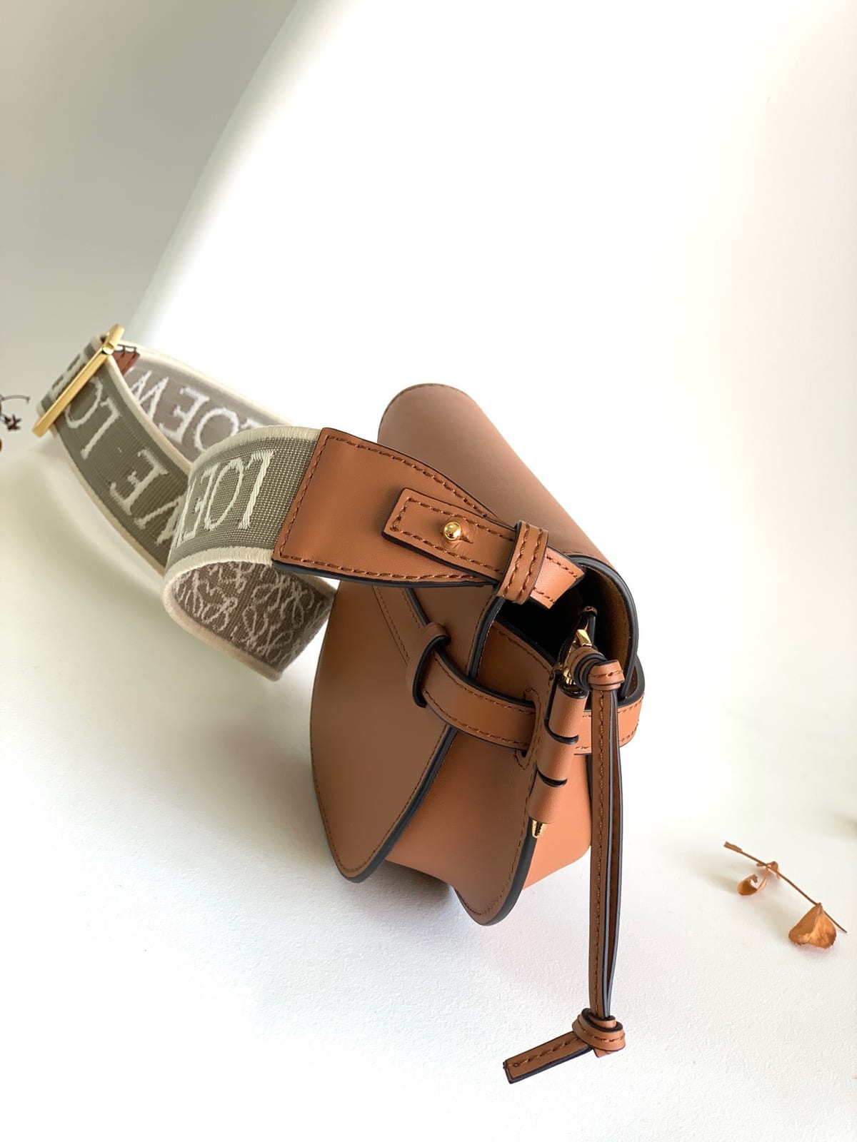  Loewe Small Gate Dual Bag in Soft Calfskin and Jacquard 8