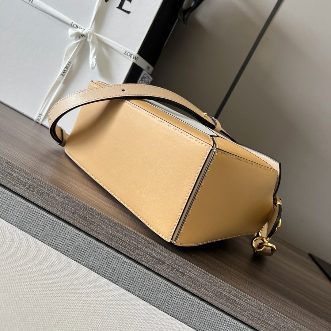  Loewe Small Puzzle Edge Bag in Classic Calfskin Tri-color 4