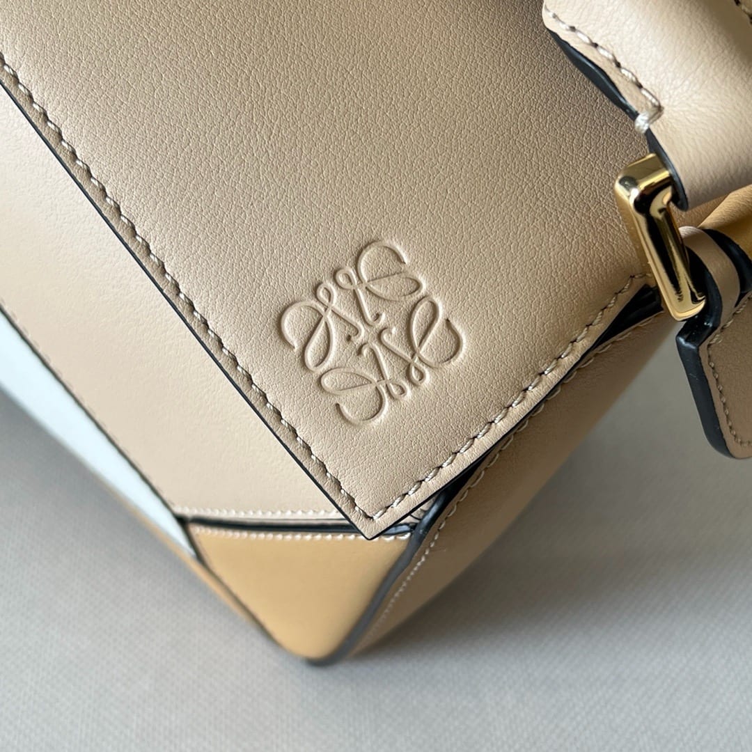 Loewe Small Puzzle Edge Bag in Classic Calfskin Tri-color 5