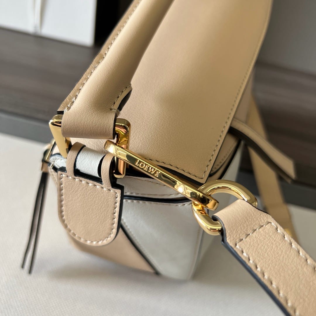  Loewe Small Puzzle Edge Bag in Classic Calfskin Tri-color 7