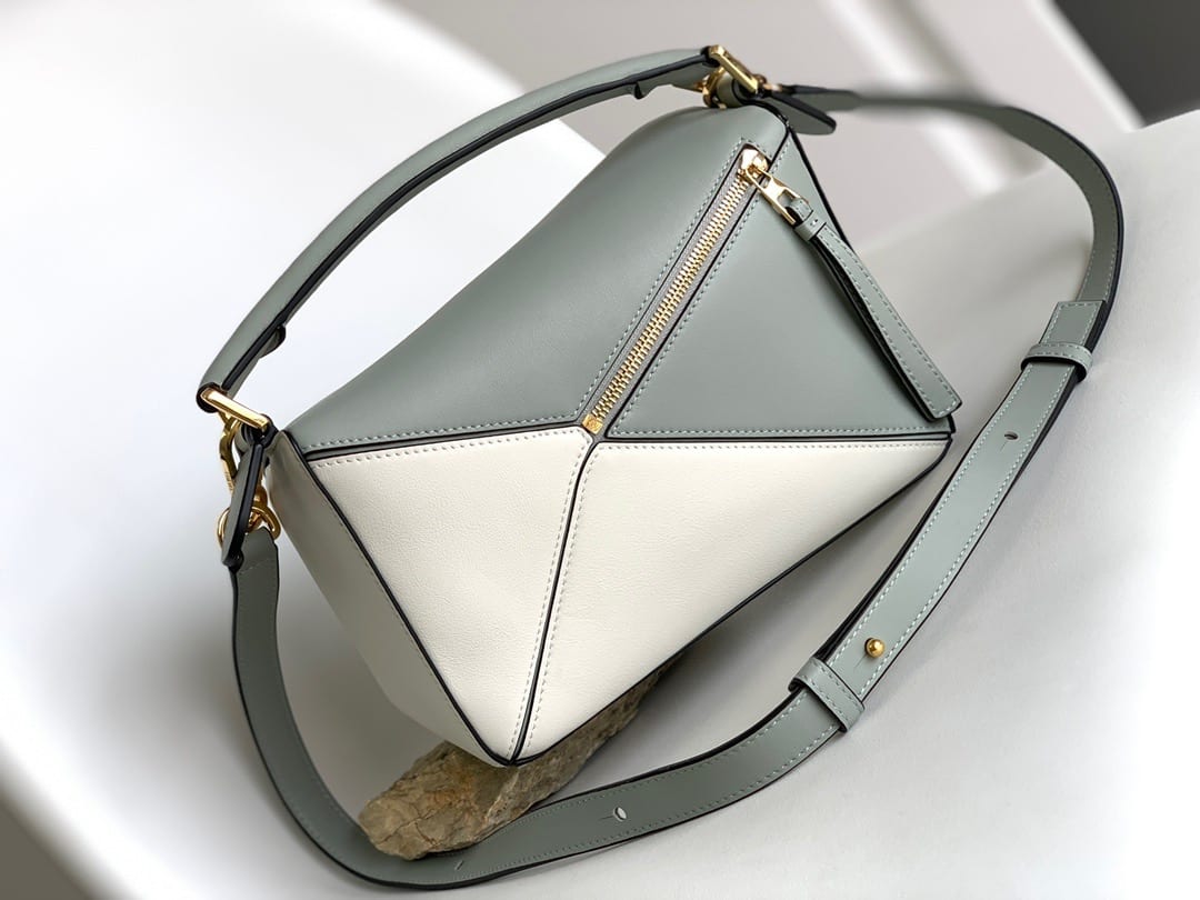 Loewe Small Puzzle Edge Bag in Classic Calfskin Tri-color 12