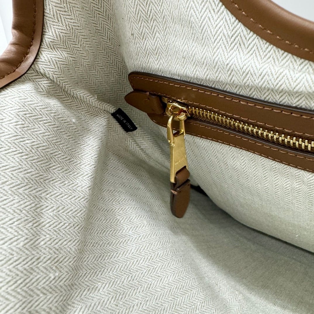  Miu Miu Ivy Patchwork Suede and Leather Tote Bag 7