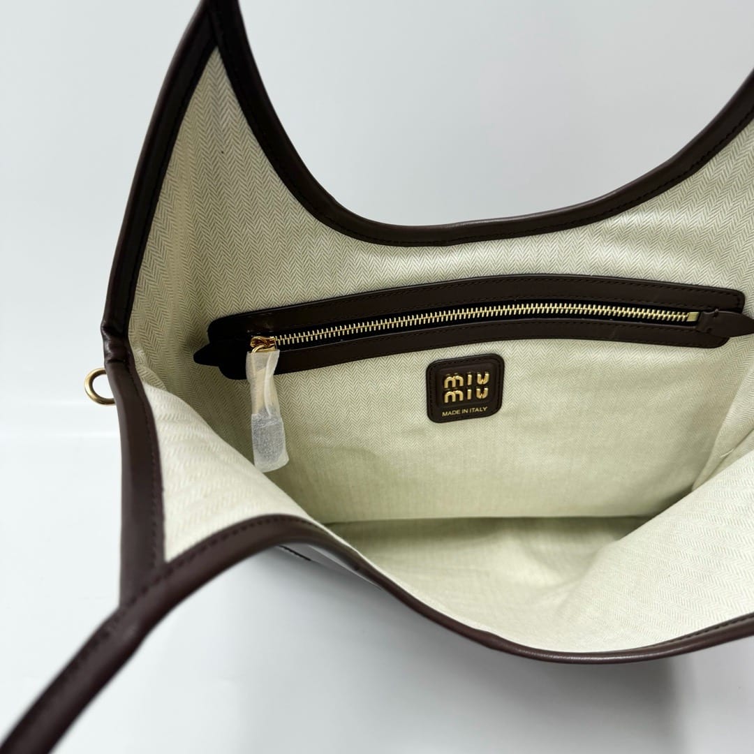 Miu Miu Ivy Patchwork Leather and Suede Tote Bag  5