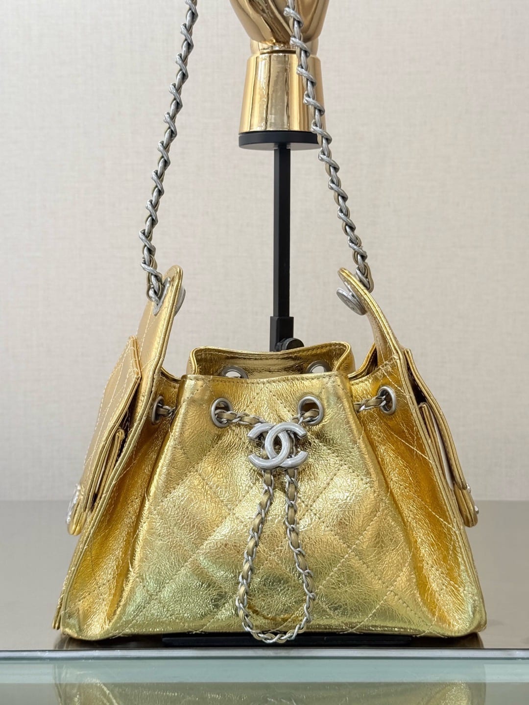 Chanel  25 Metallic Lambskin 2