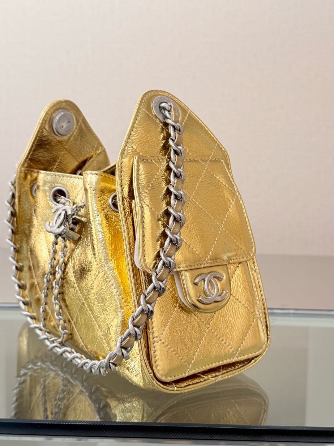 Chanel  25 Metallic Lambskin 3