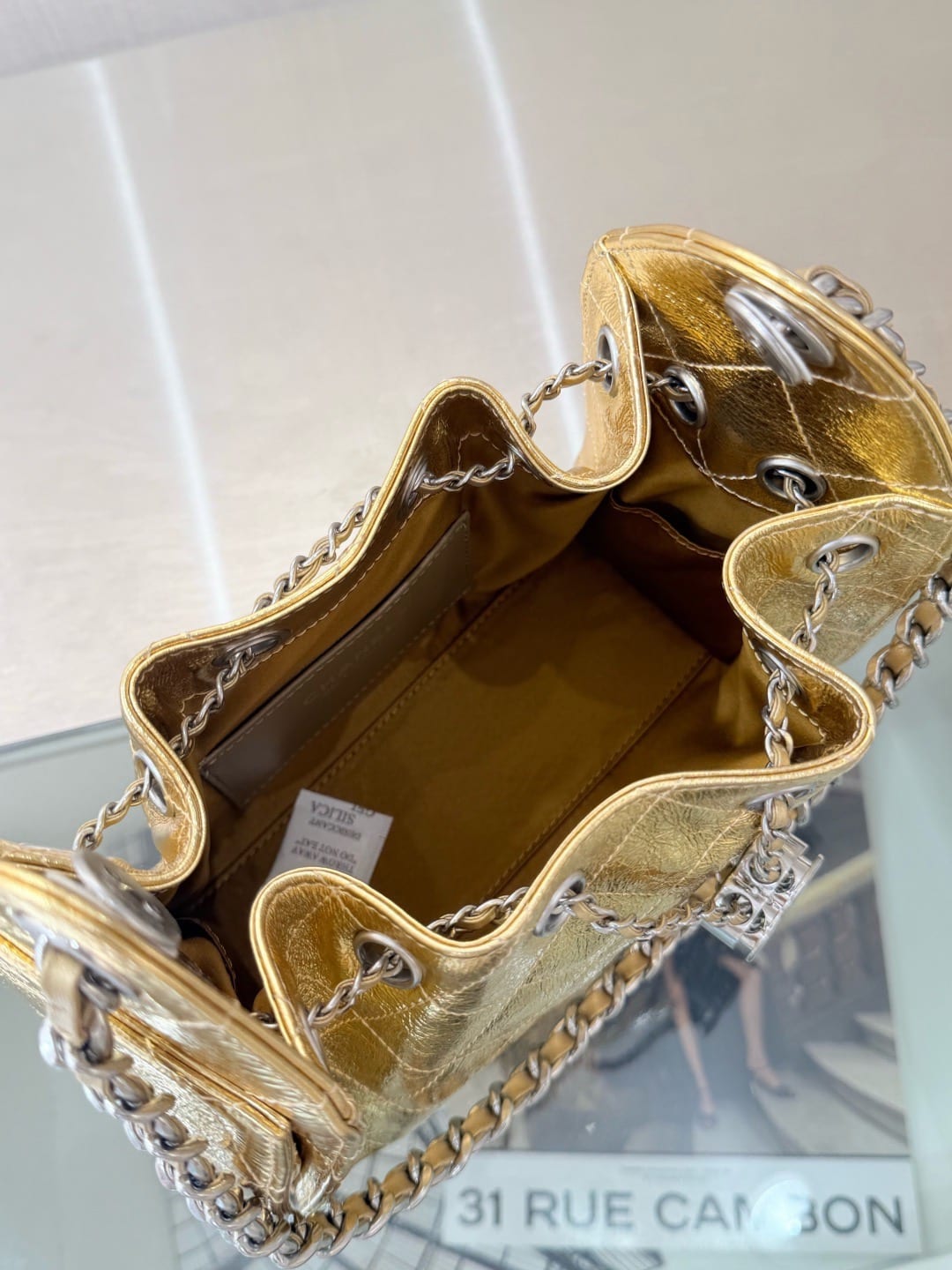 Chanel  25 Metallic Lambskin 4