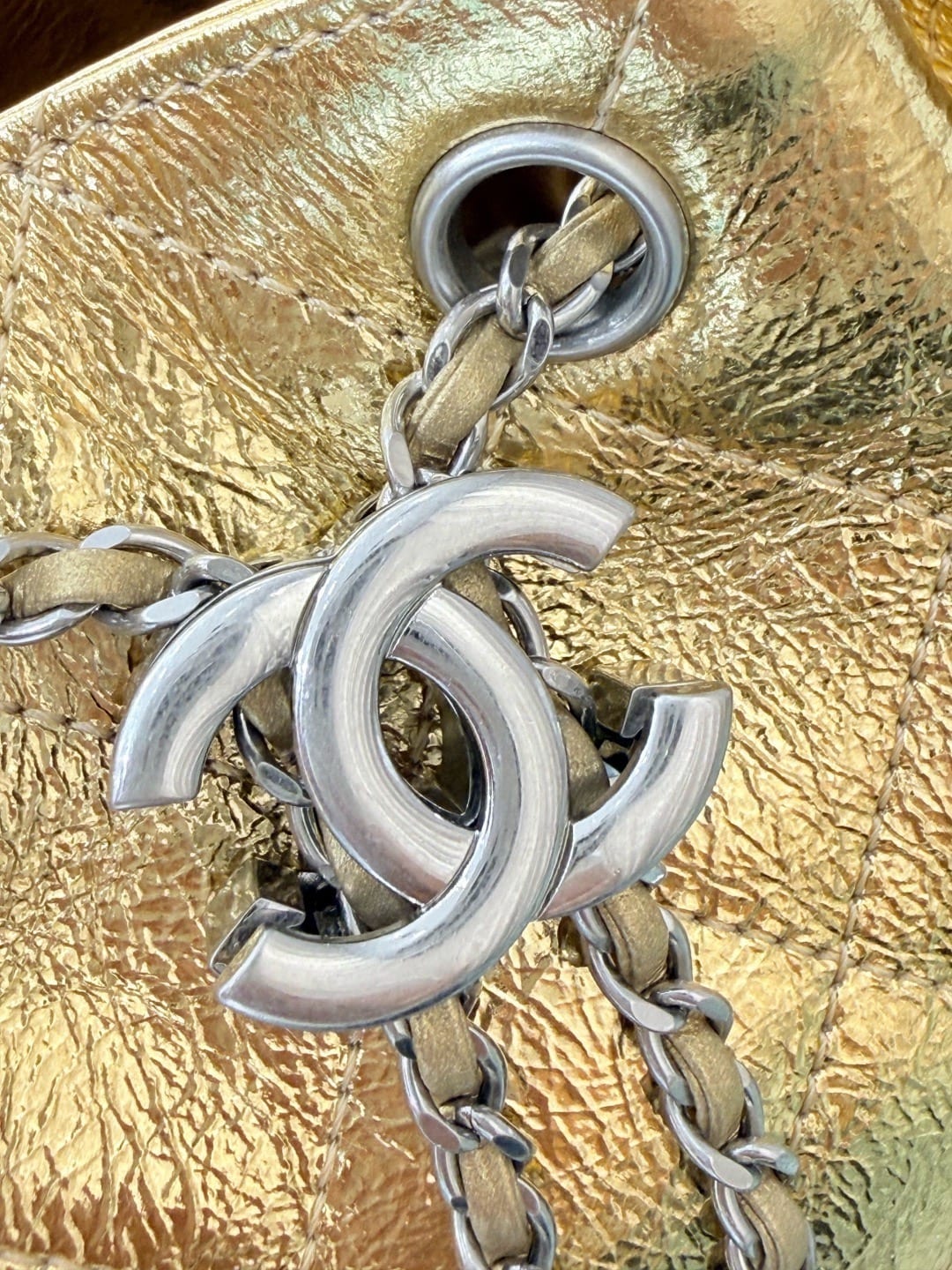 Chanel  25 Metallic Lambskin 5