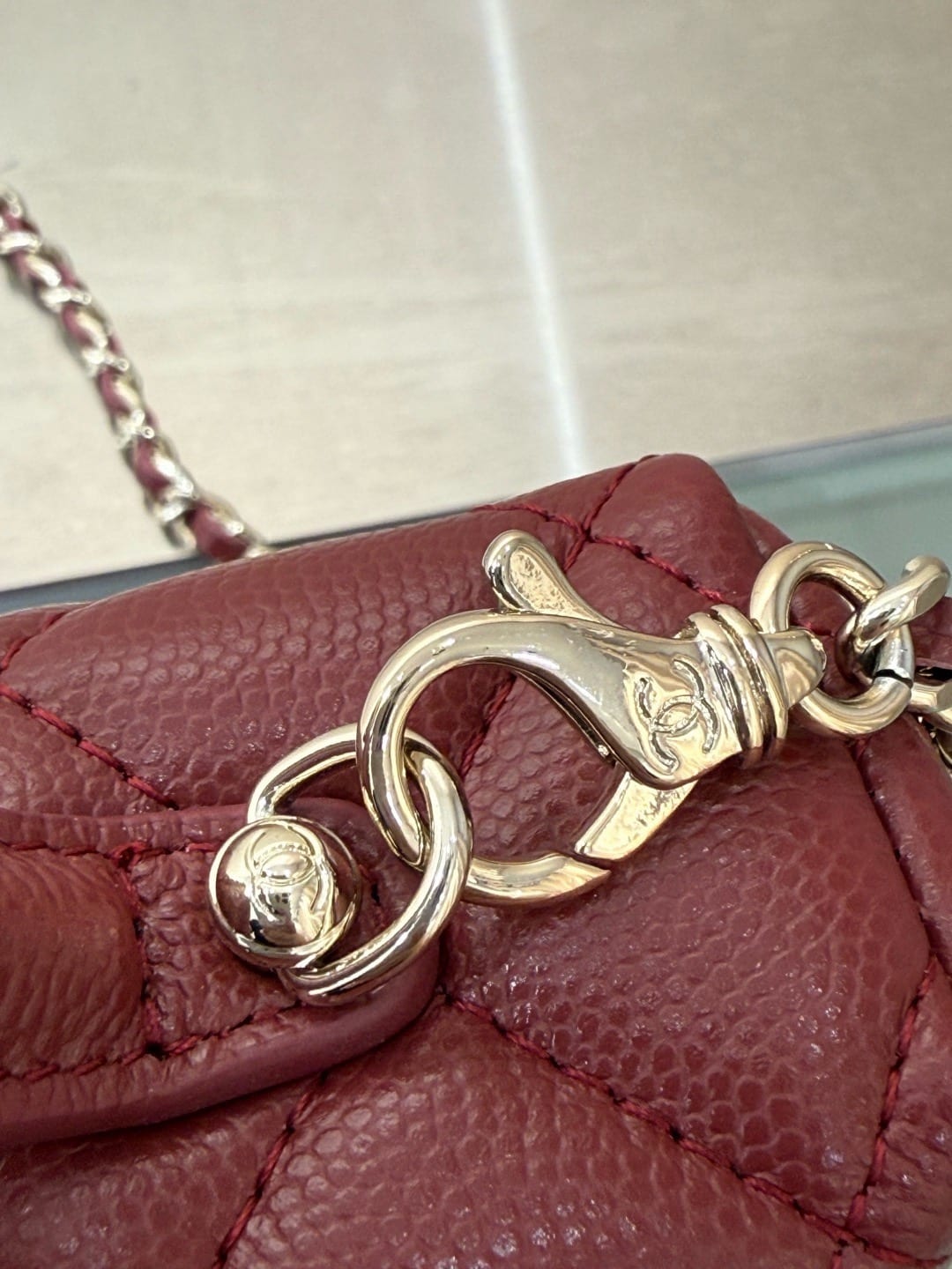 Chanel Slim/Long Vanity Case with Top Handle 4