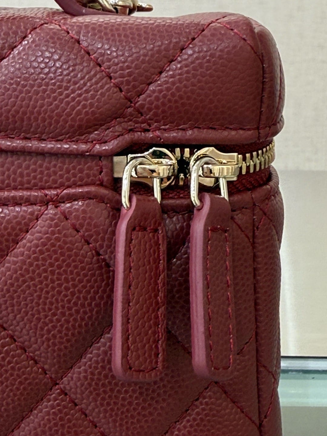 Chanel Slim/Long Vanity Case with Top Handle 5