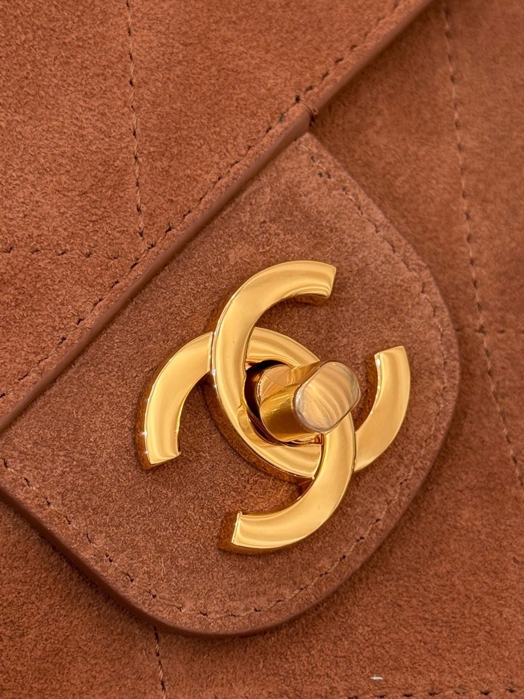  Chanel 26A Suede Maxi Flap 5
