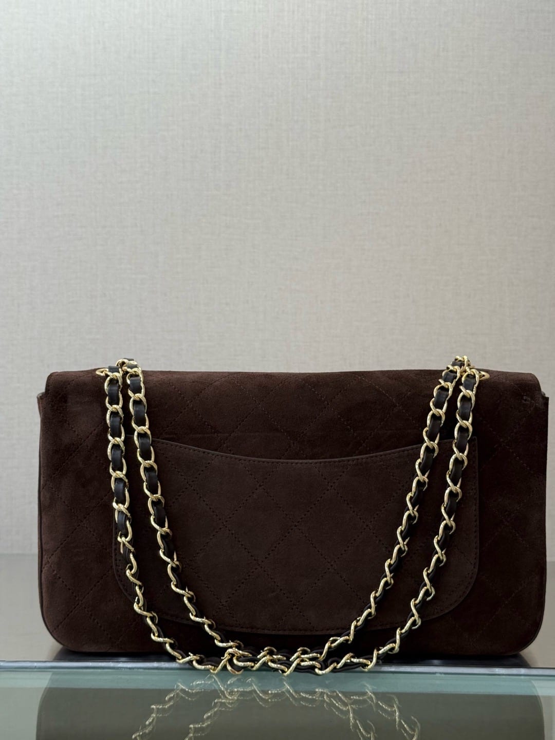 Chanel Souplissimo Maxi Flap Bag-Dark Brown  7