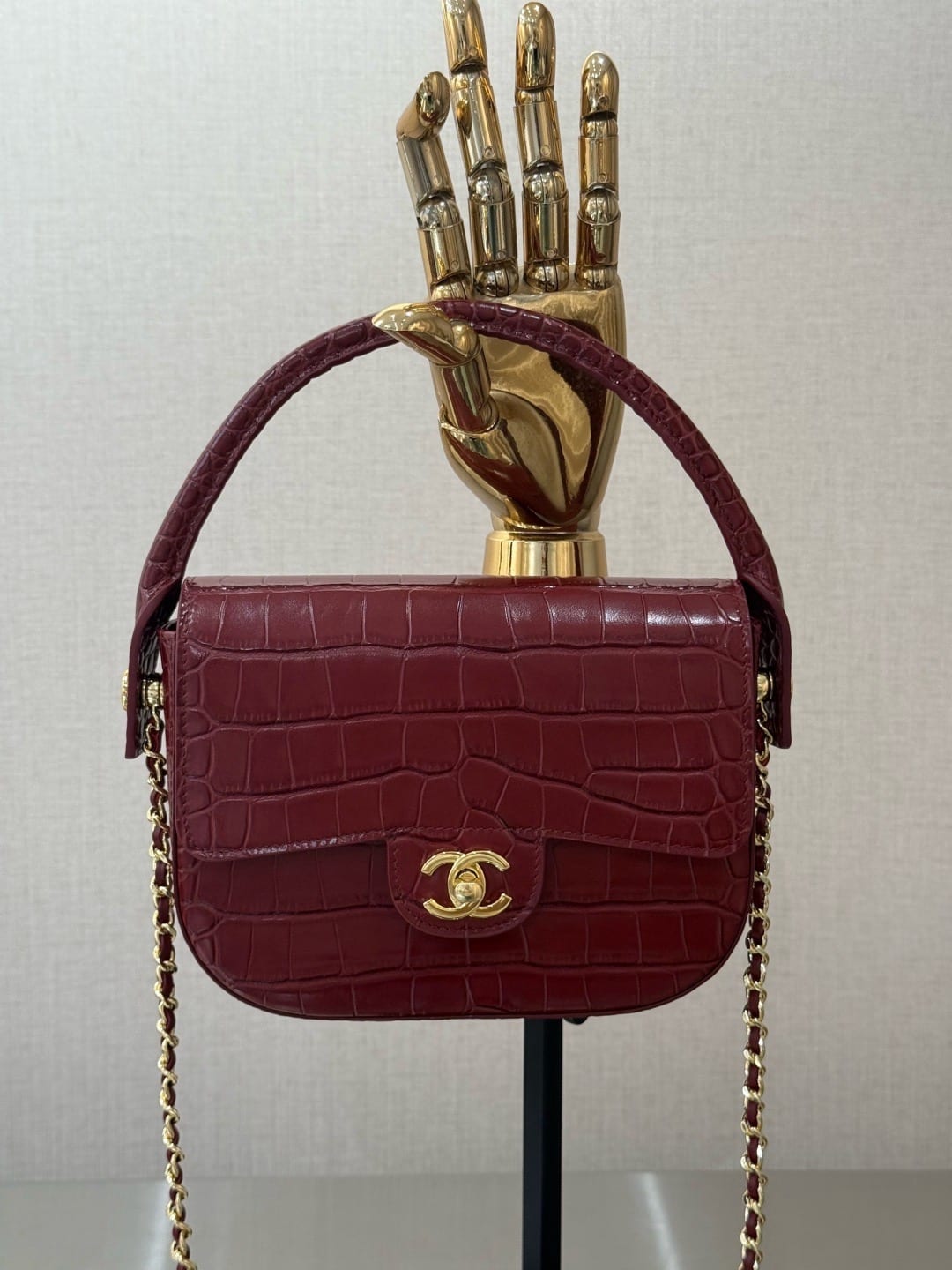 Chanel Mini Top Handle Flap Bag