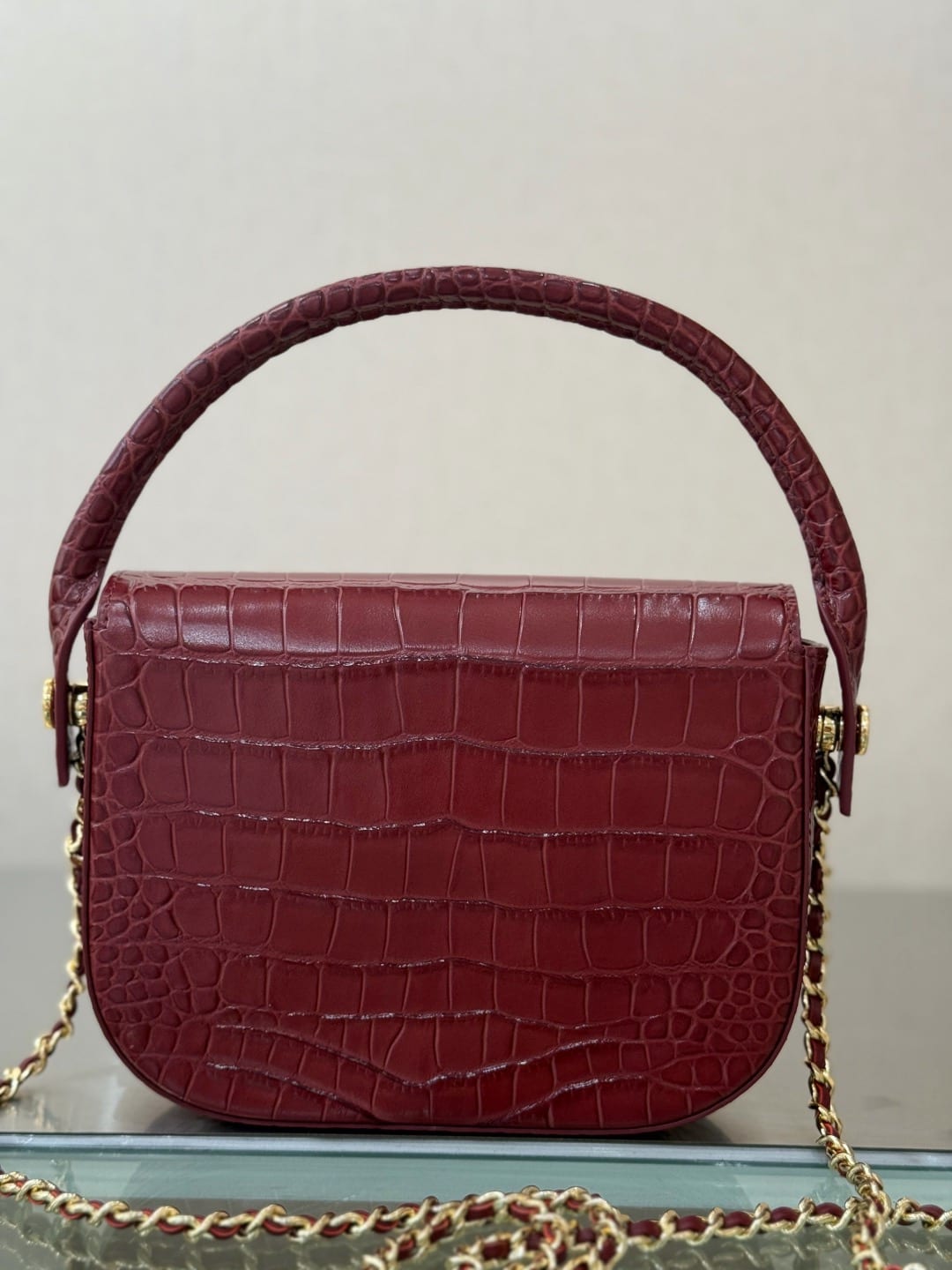 Chanel Mini Top Handle Flap Bag 2