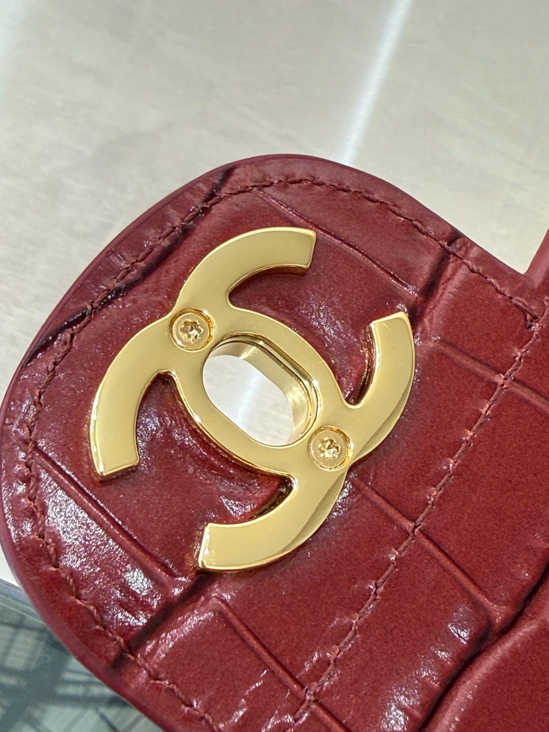 Chanel Mini Top Handle Flap Bag 7