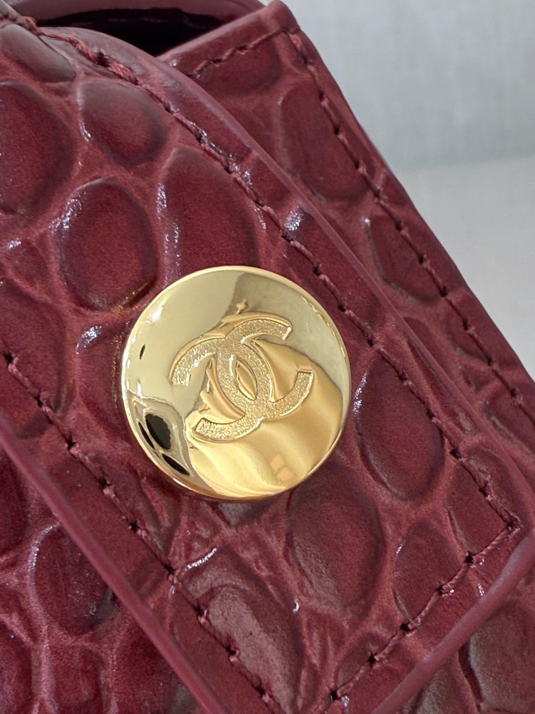 Chanel Mini Top Handle Flap Bag 8