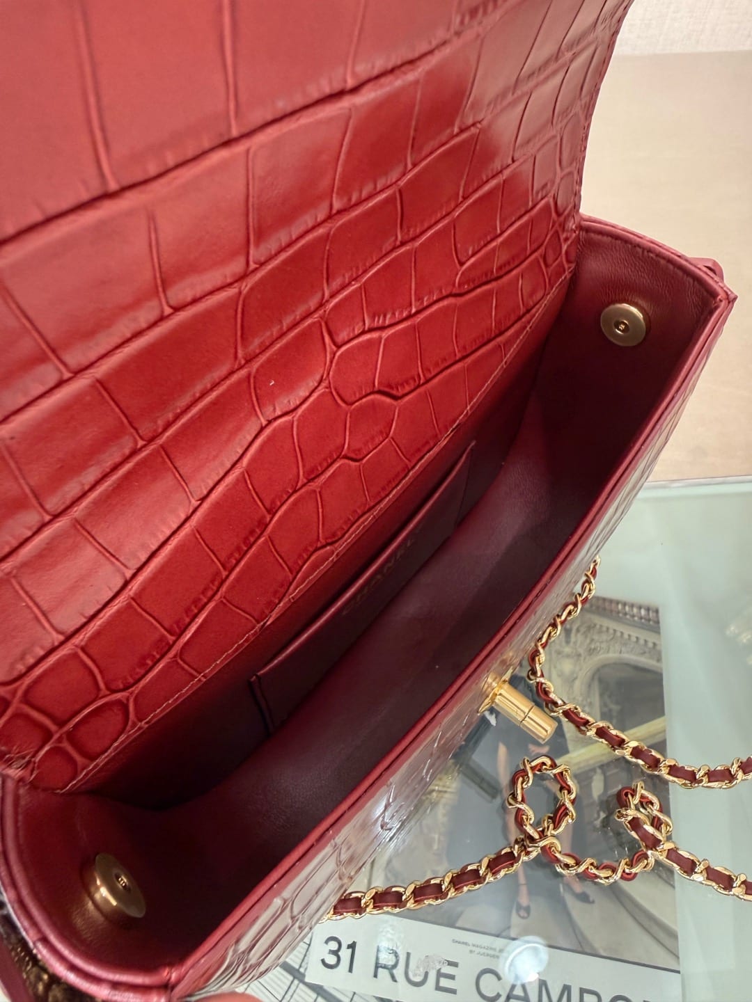 Chanel Mini Top Handle Flap Bag 3