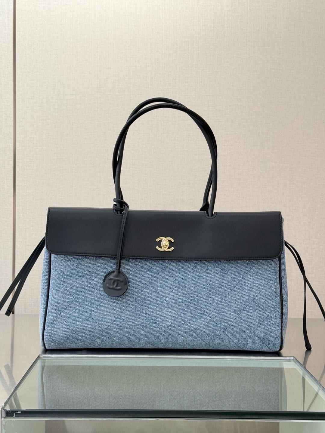 Chanel Denim & Calfskin Urban Essentials Shopping Tote
