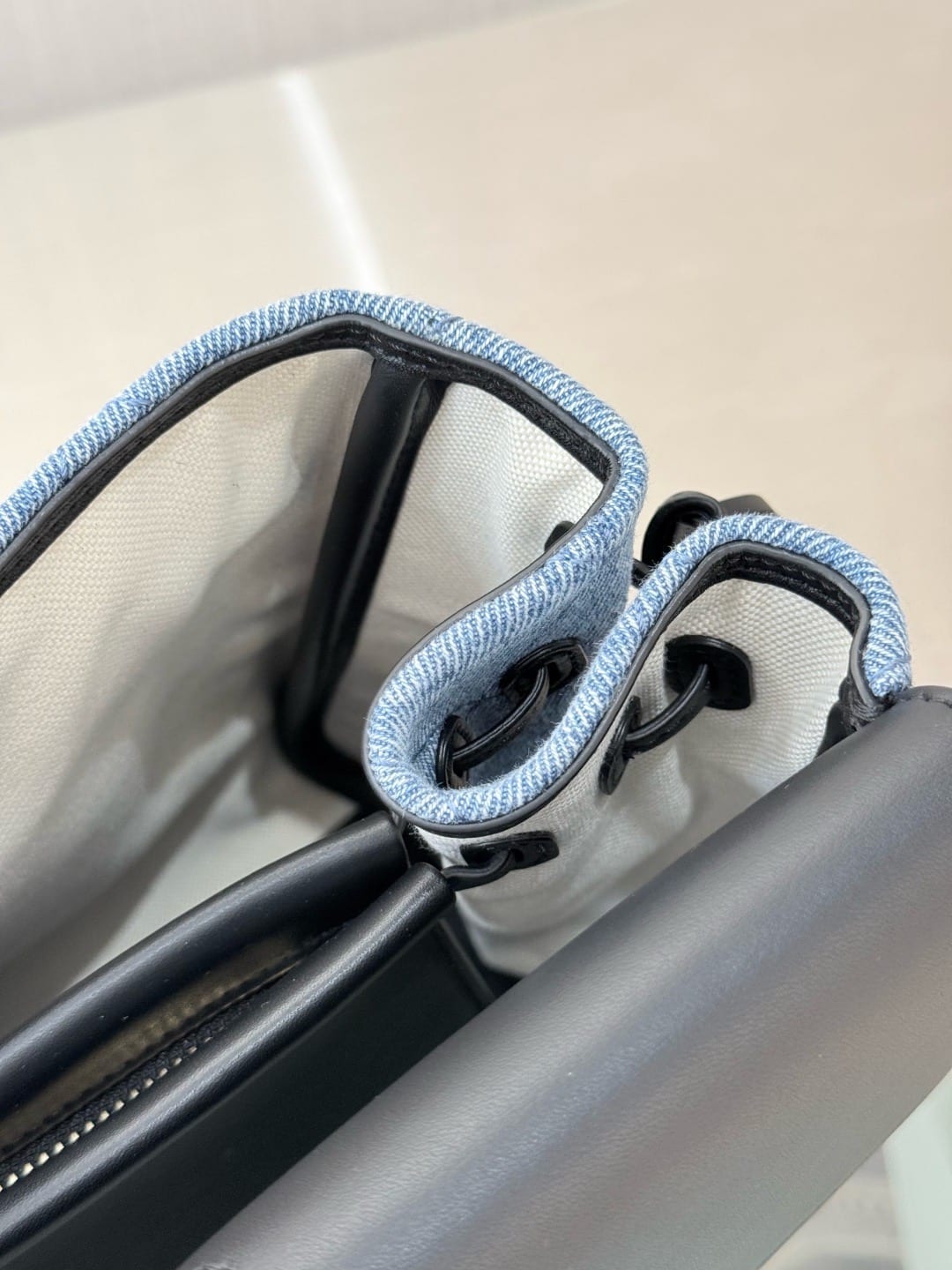 Chanel Denim & Calfskin Urban Essentials Shopping Tote 6