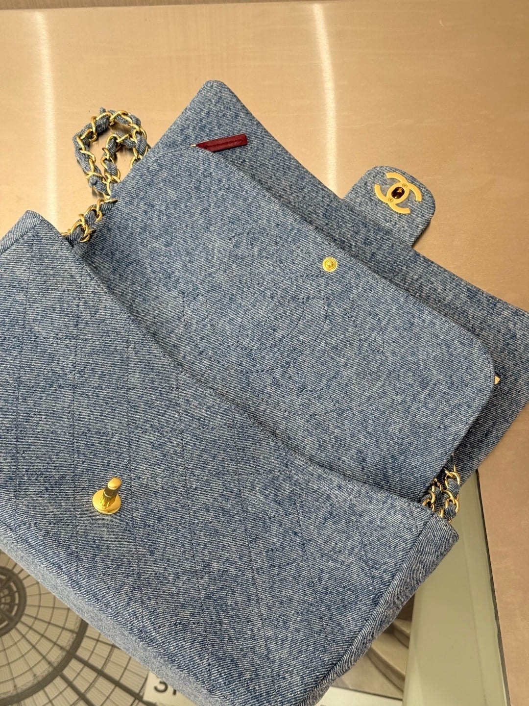 Chanel Denim Souplissimo Maxi Flap Bag 4