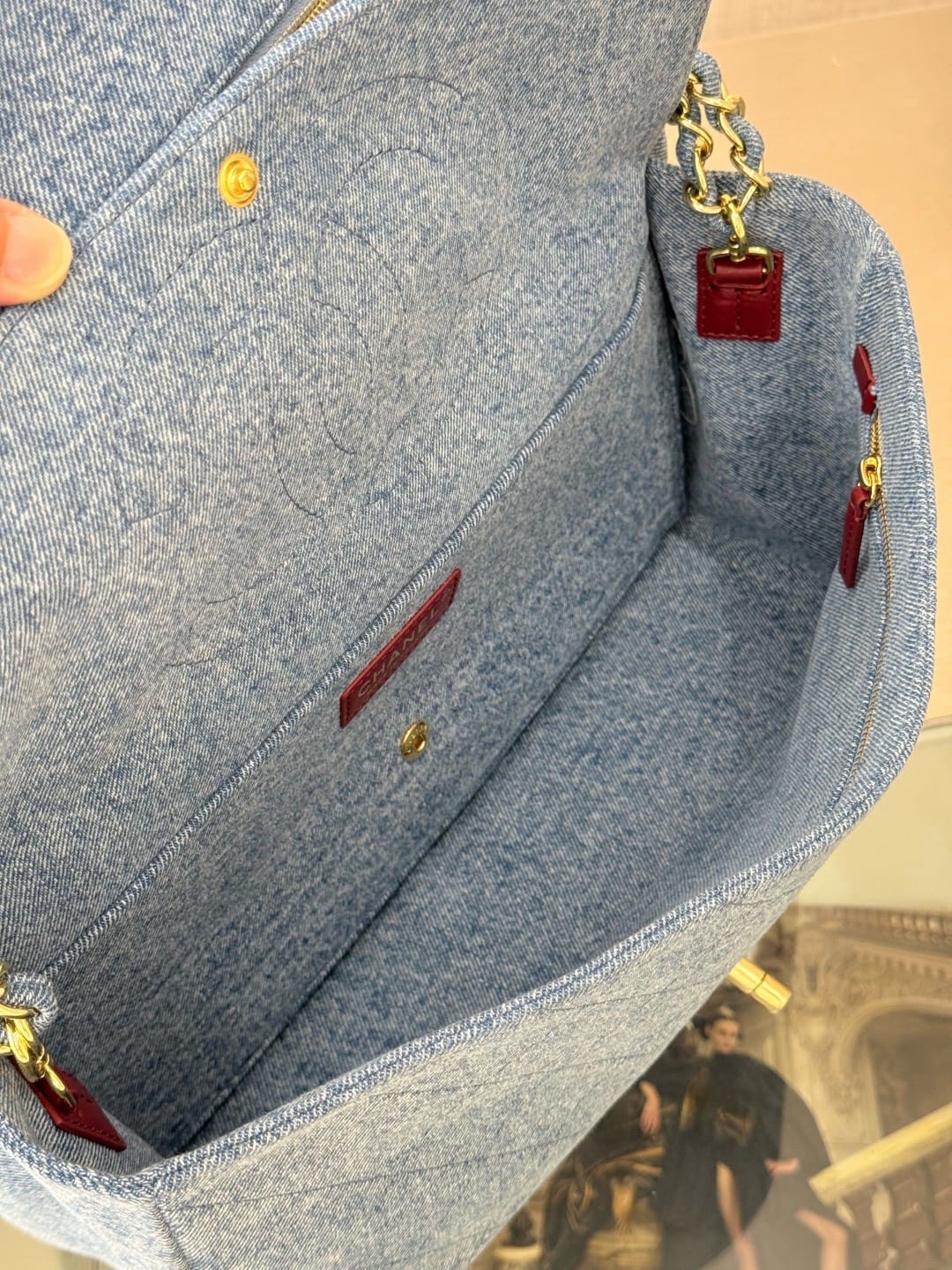 Chanel Denim Souplissimo Maxi Flap Bag 5