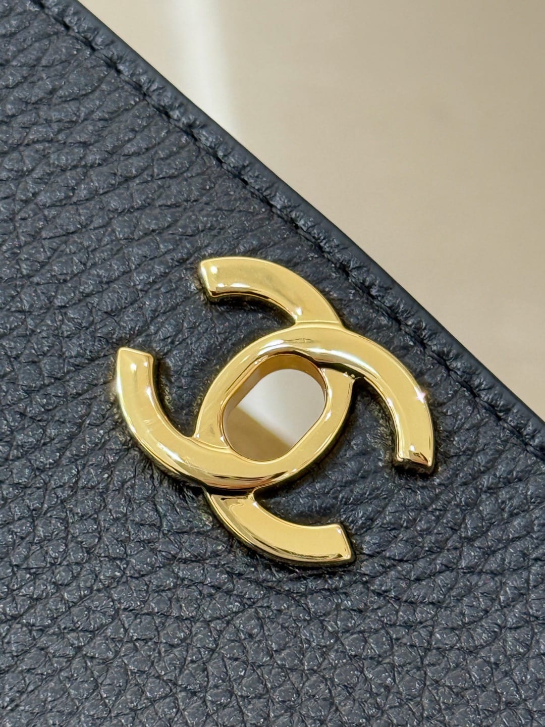 Chanel Suede & Grained Calfskin Shopping Tote 7
