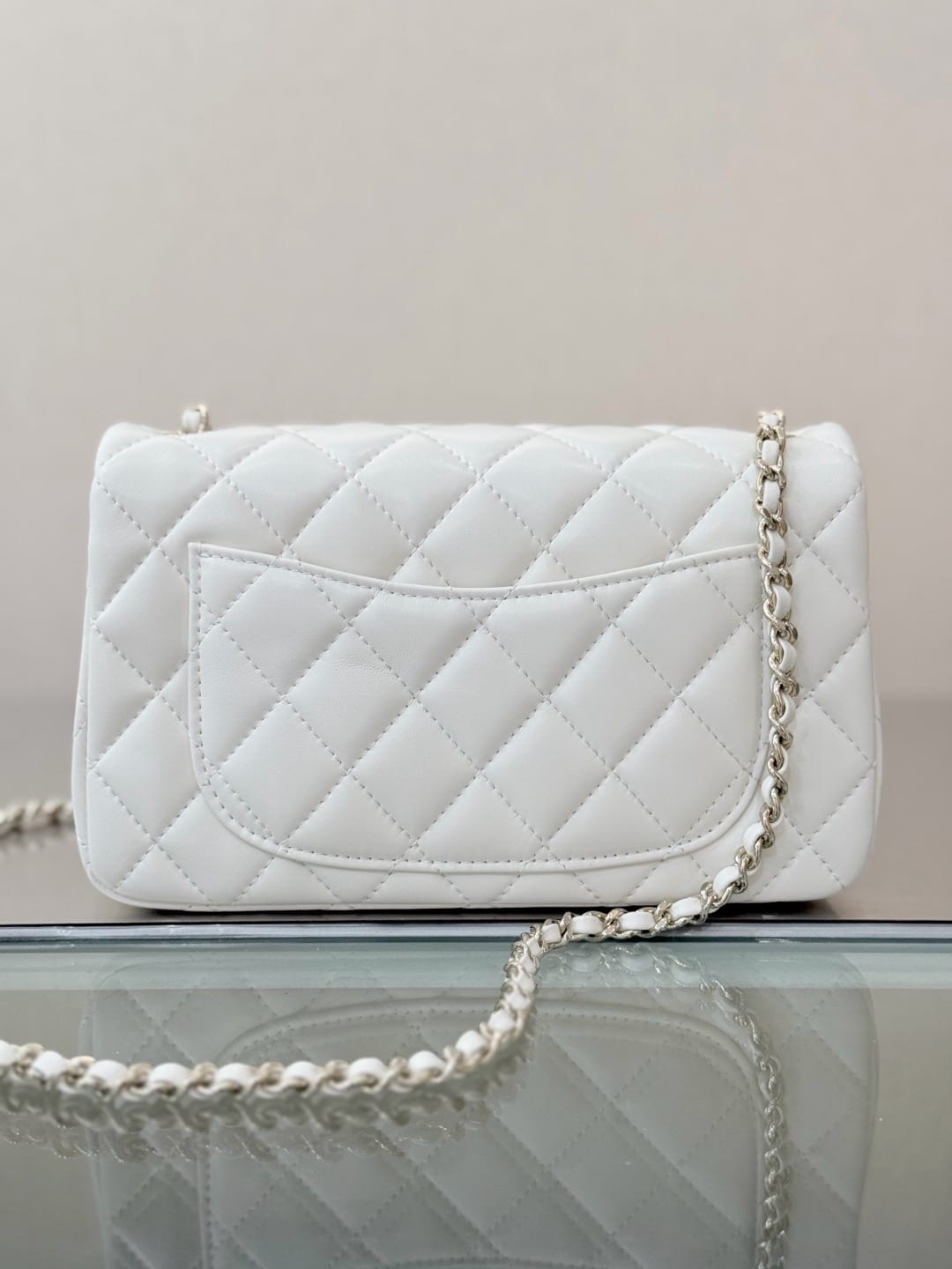 Chanel Lambskin Charm Rectangular Flap Bag 2
