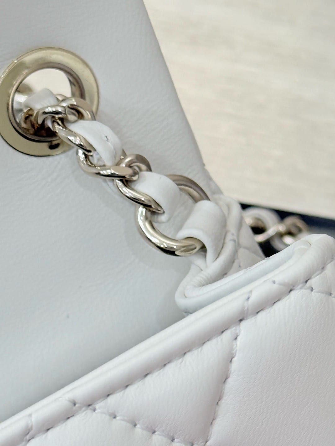 Chanel Lambskin Charm Rectangular Flap Bag 6